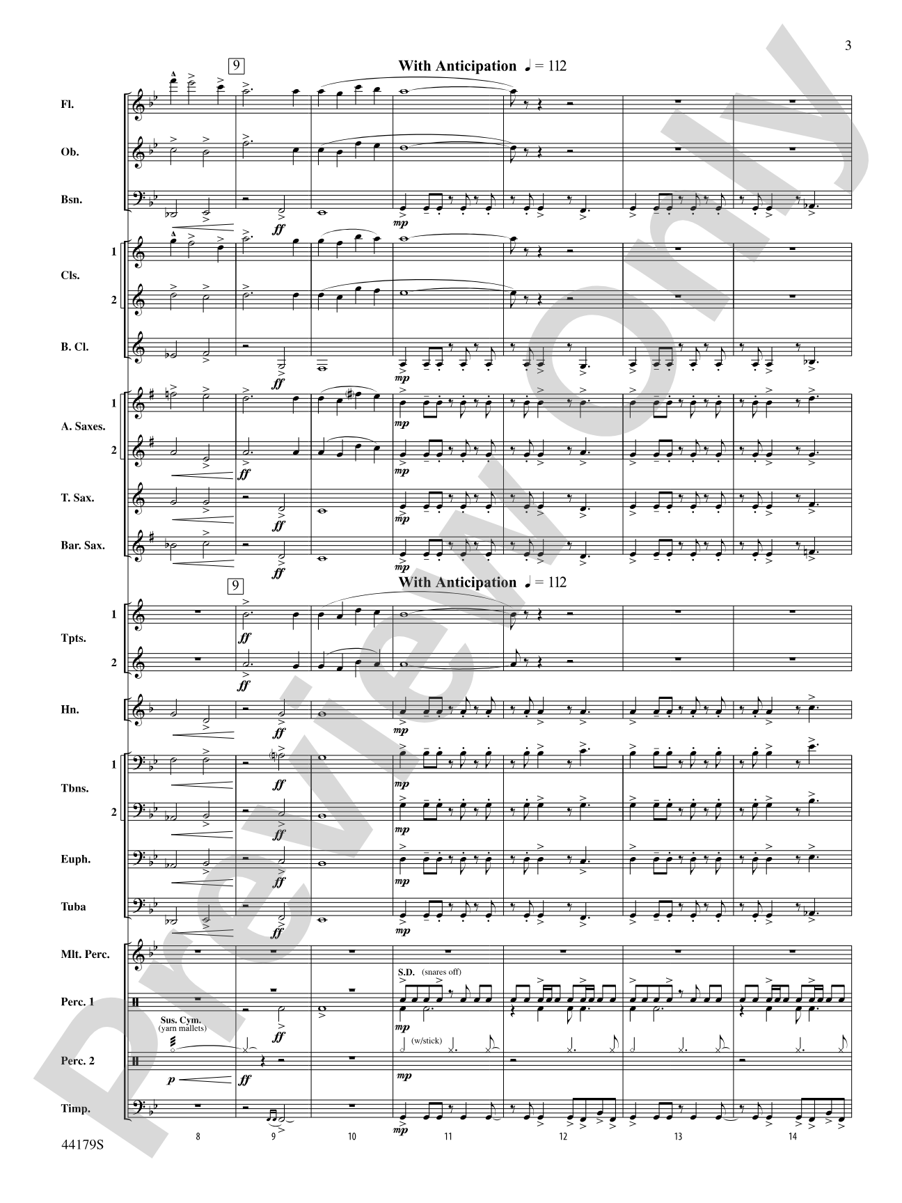 Lake County Landscapes: Concert Band Conductor Score & Parts