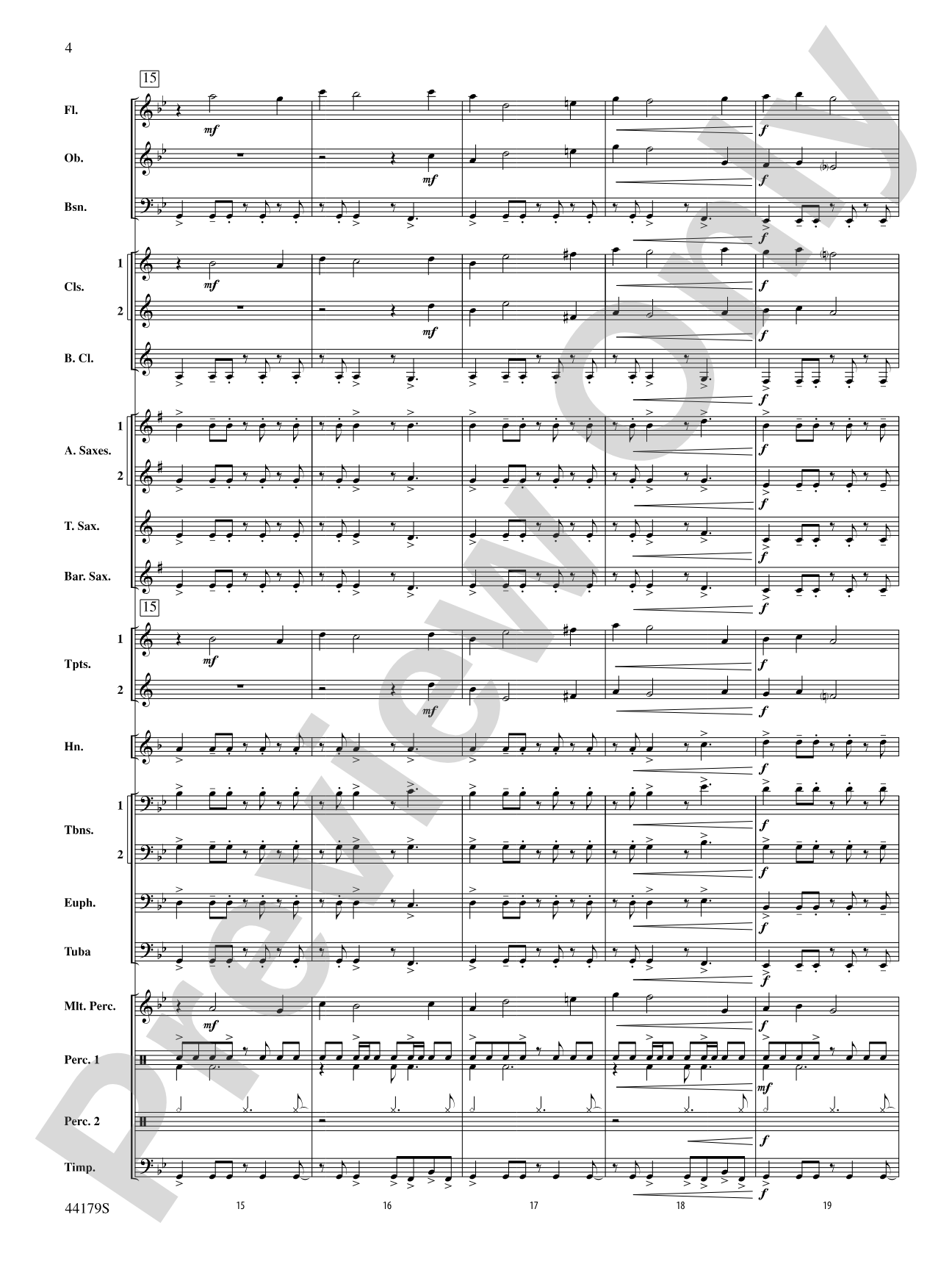 Lake County Landscapes: Concert Band Conductor Score & Parts