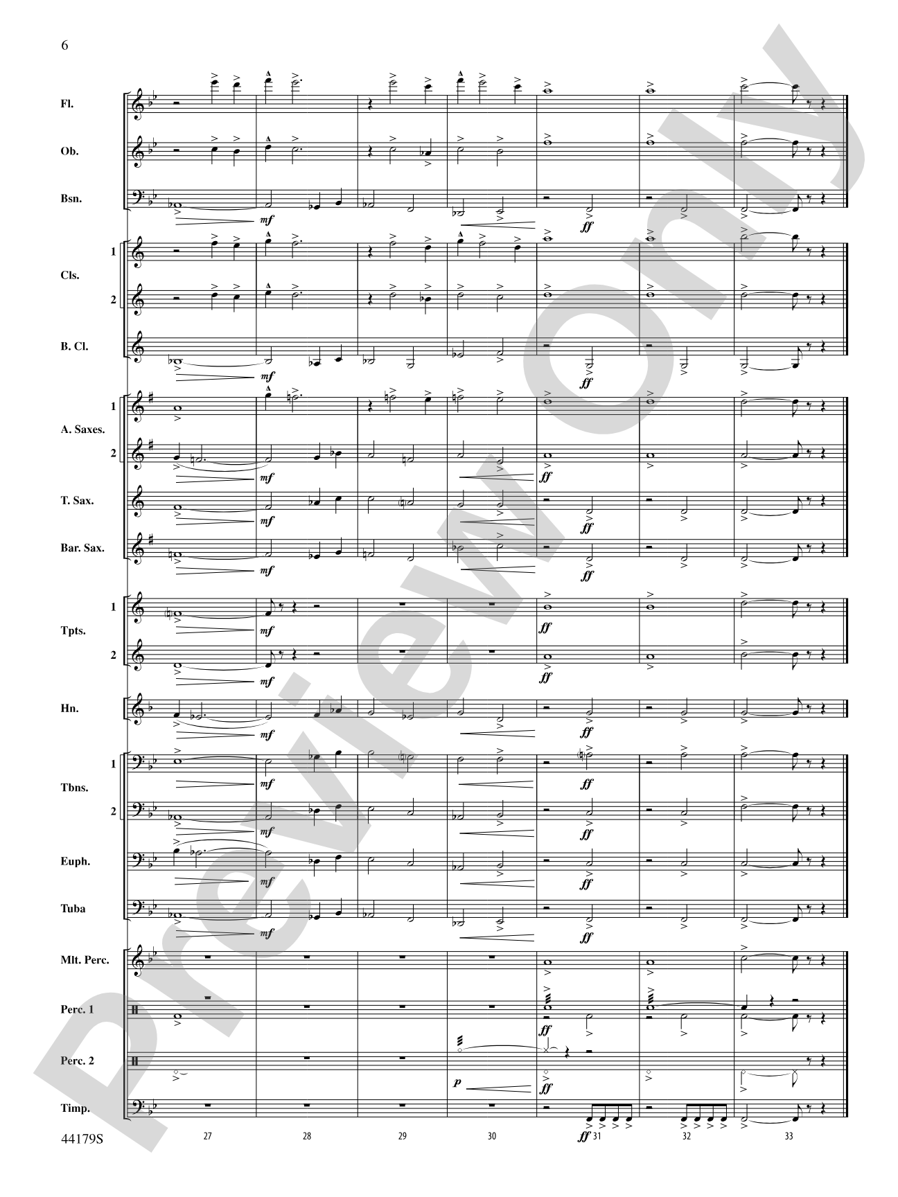 Lake County Landscapes: Concert Band Conductor Score & Parts