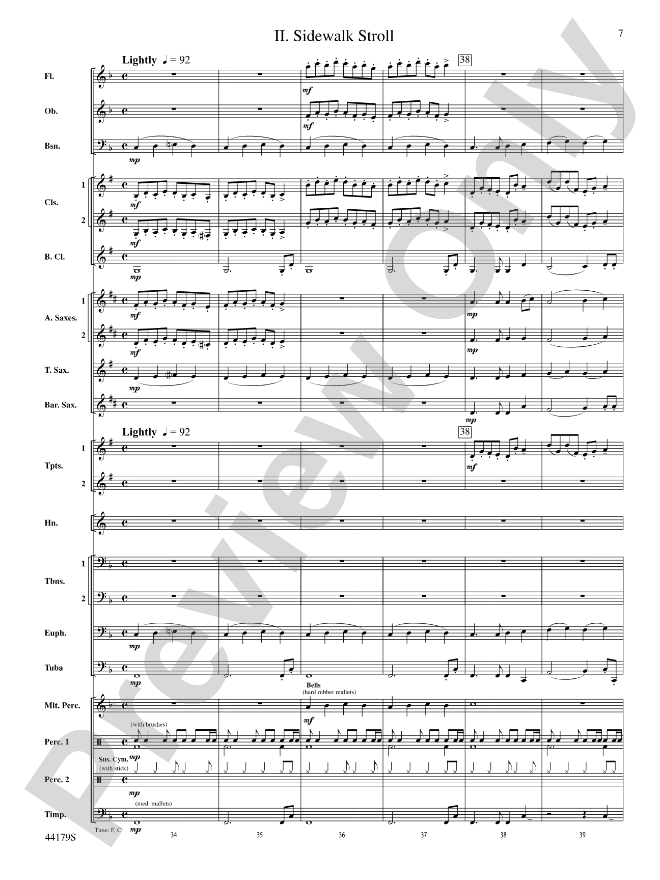 Lake County Landscapes: Concert Band Conductor Score & Parts