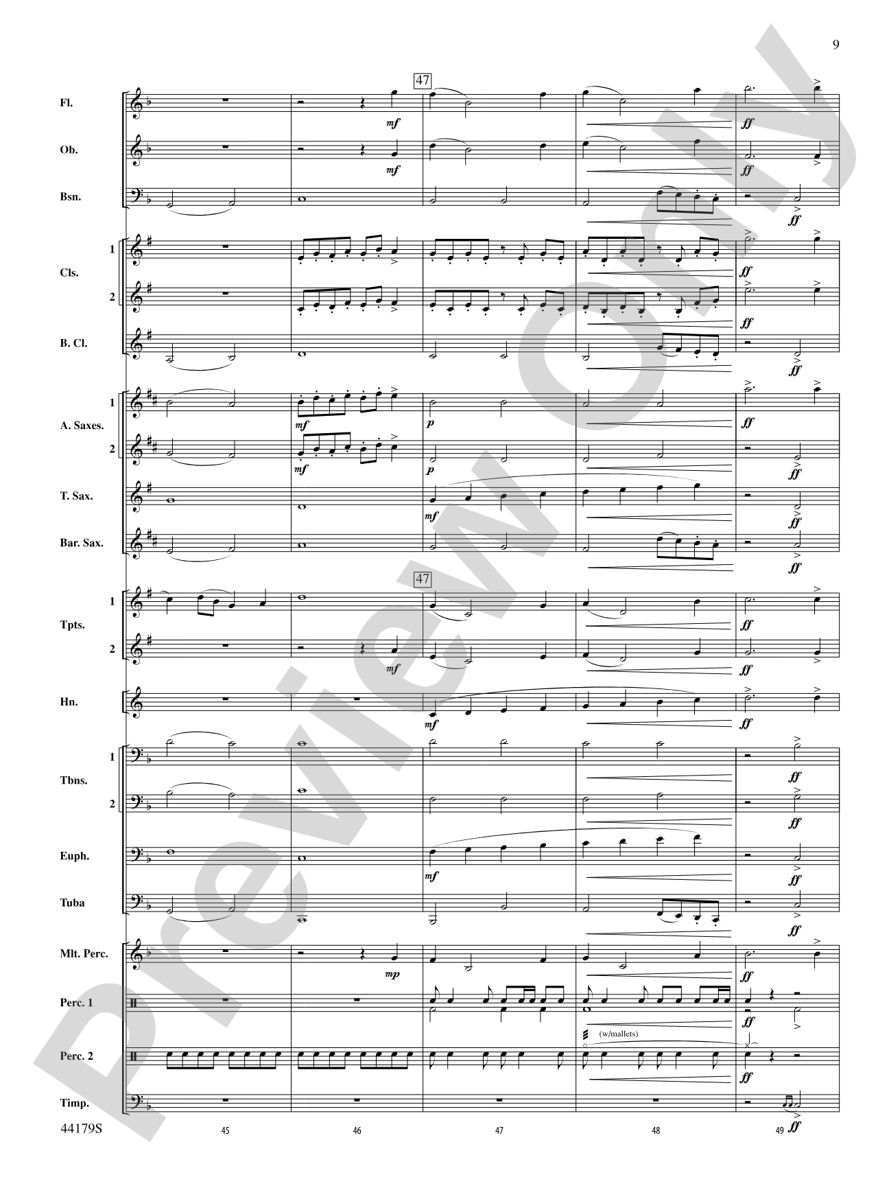 Lake County Landscapes: Concert Band Conductor Score & Parts