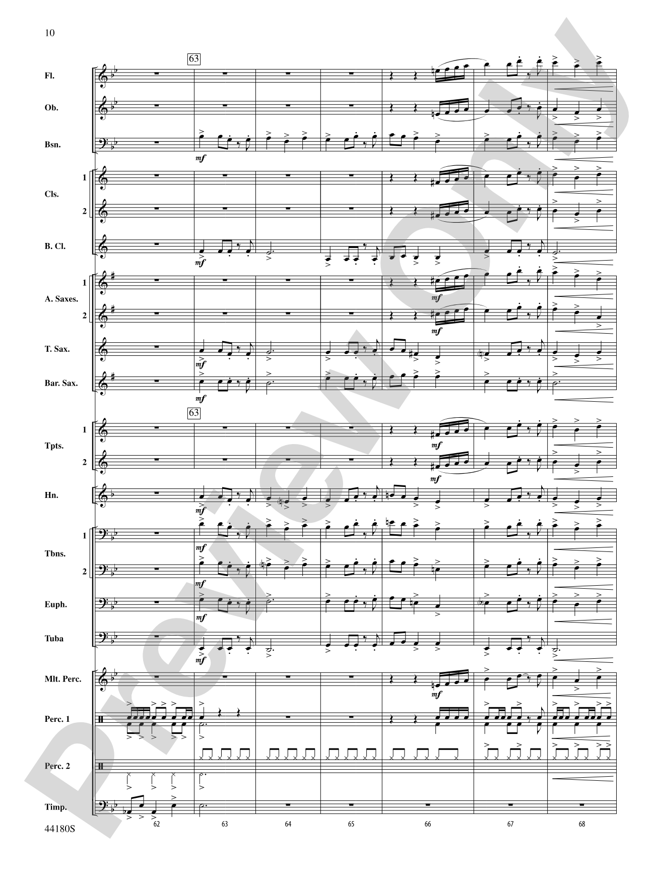Workforce: Concert Band Conductor Score & Parts