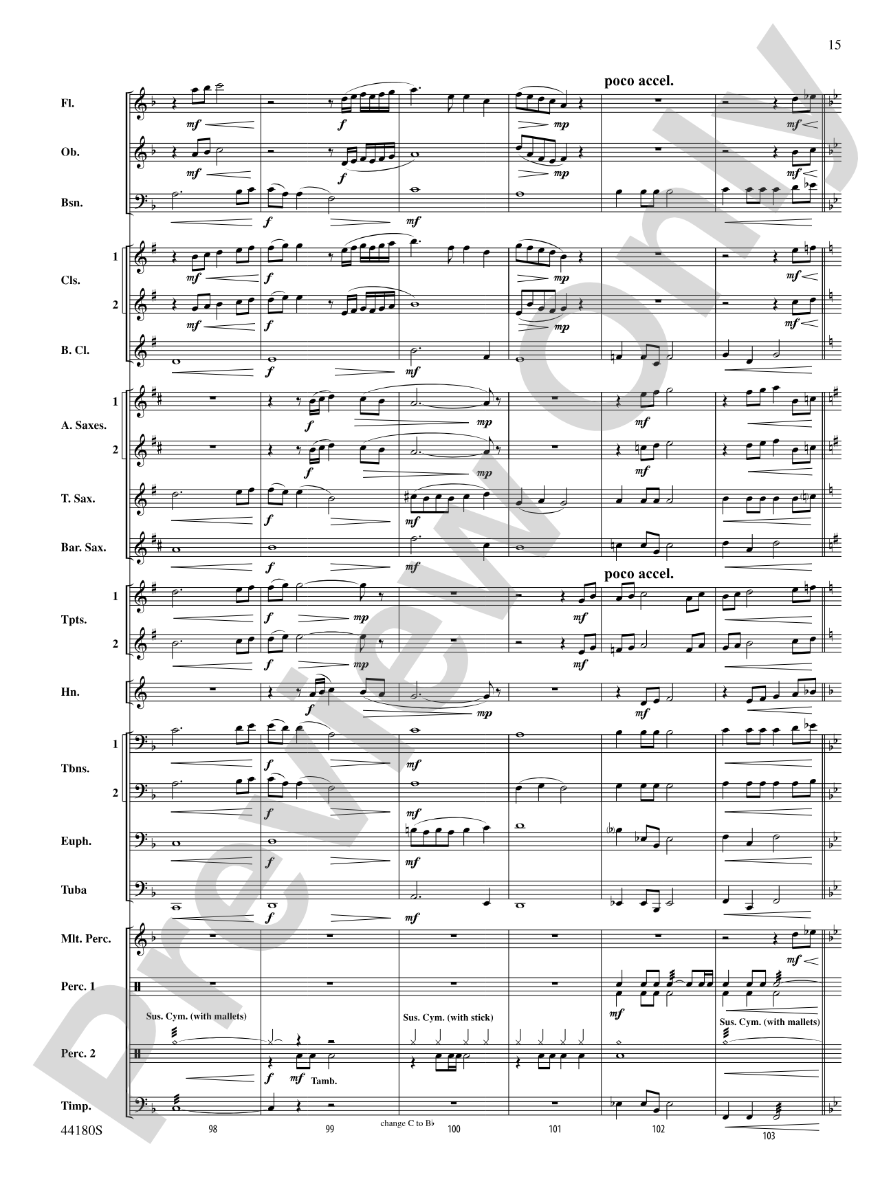 Workforce: Concert Band Conductor Score & Parts