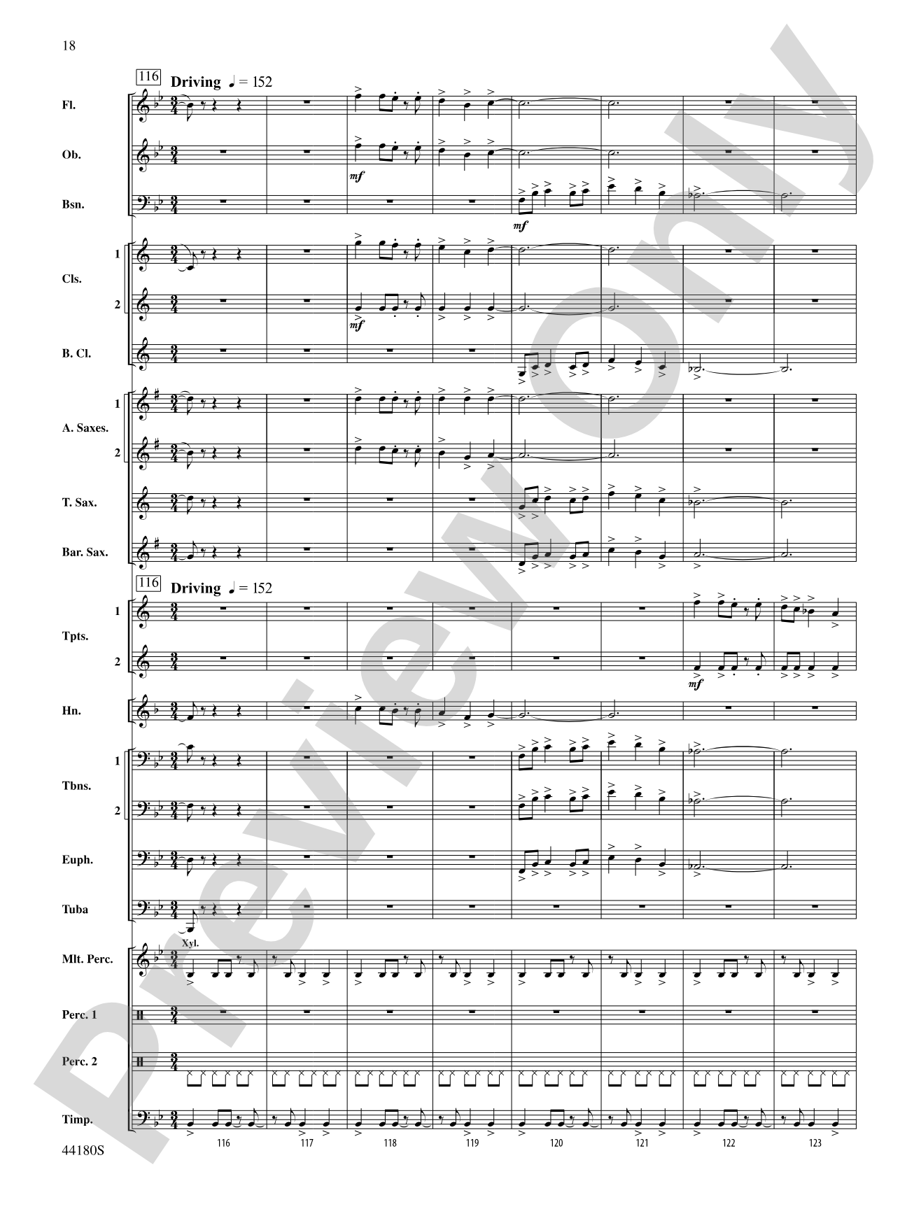 Workforce: Concert Band Conductor Score & Parts