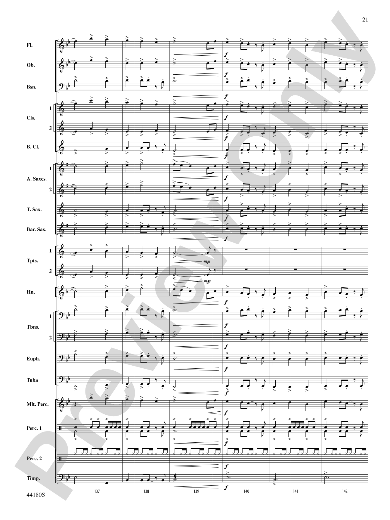 Workforce: Concert Band Conductor Score & Parts