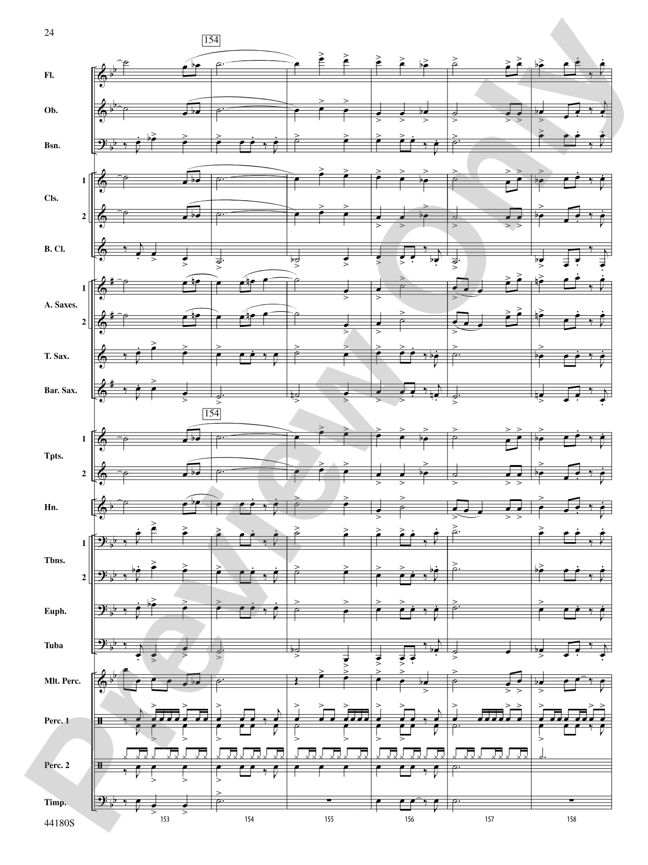 Workforce: Concert Band Conductor Score & Parts