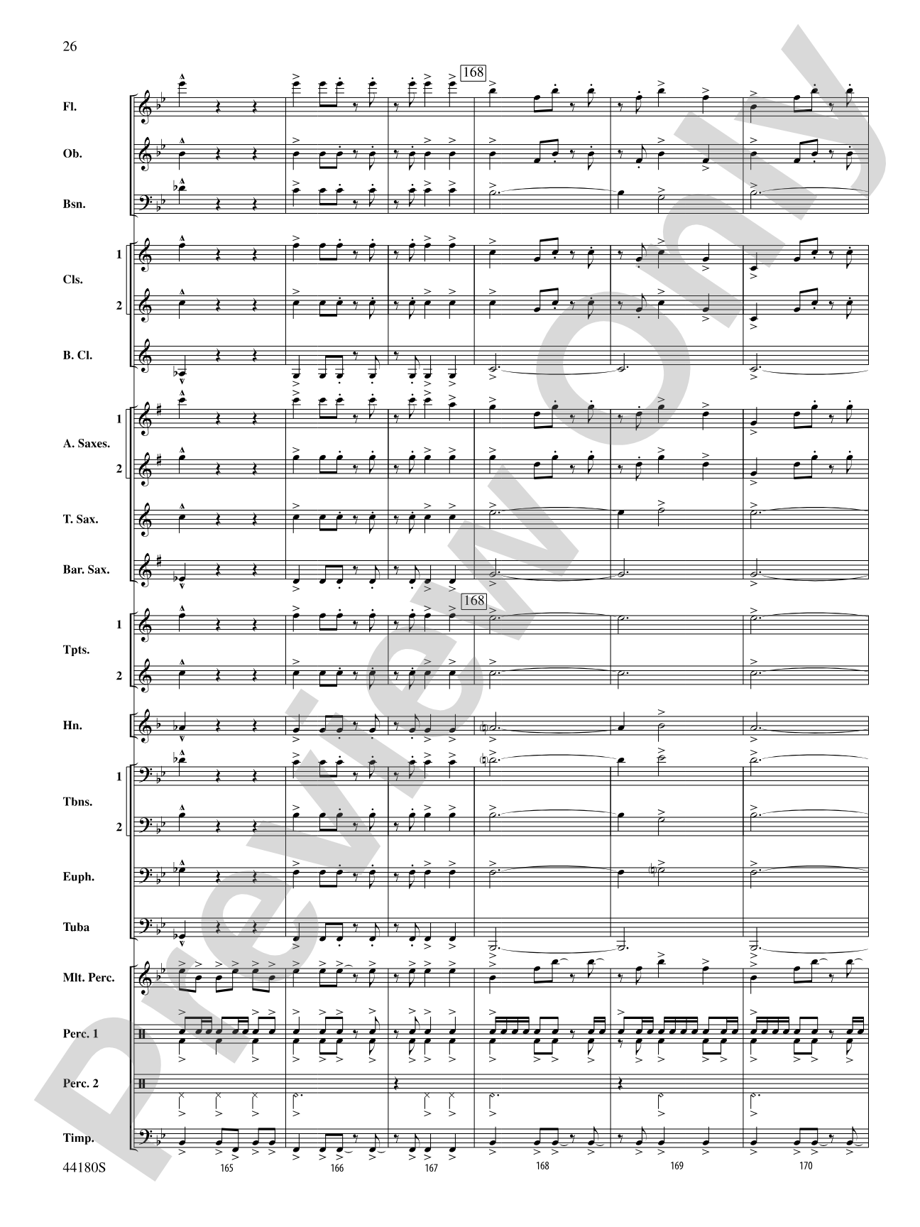 Workforce: Concert Band Conductor Score & Parts