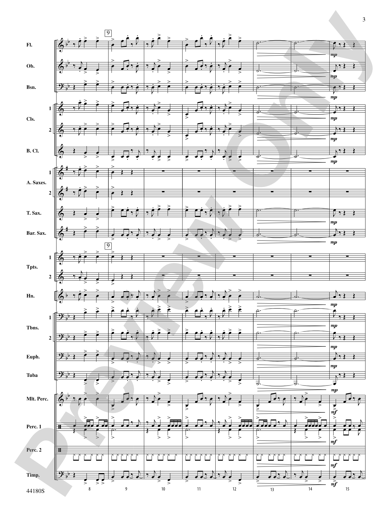 Workforce: Concert Band Conductor Score & Parts