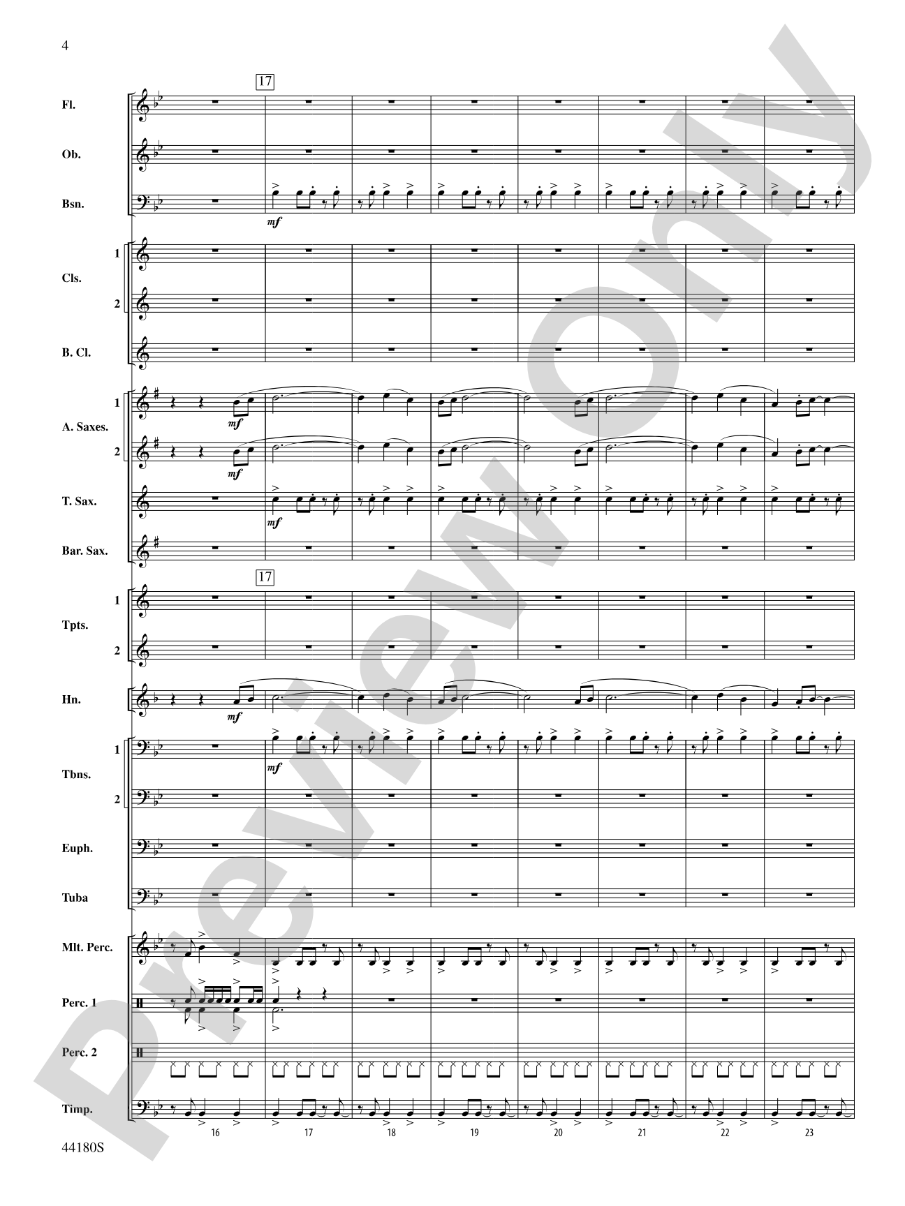 Workforce: Concert Band Conductor Score & Parts