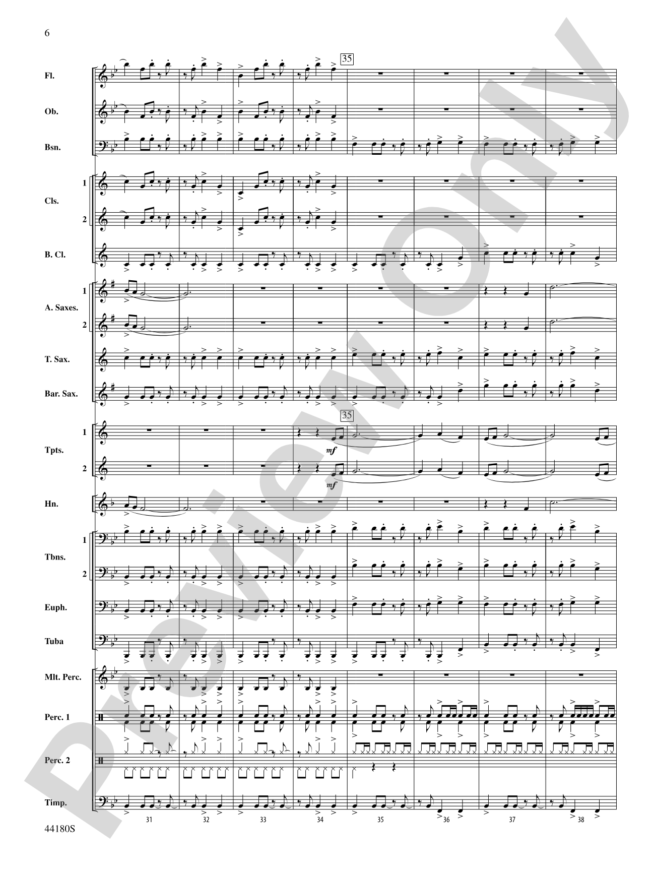 Workforce: Concert Band Conductor Score & Parts