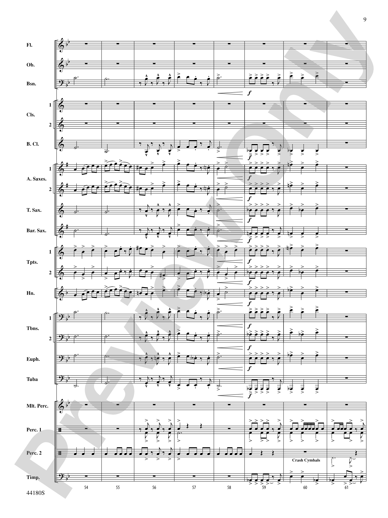 Workforce: Concert Band Conductor Score & Parts