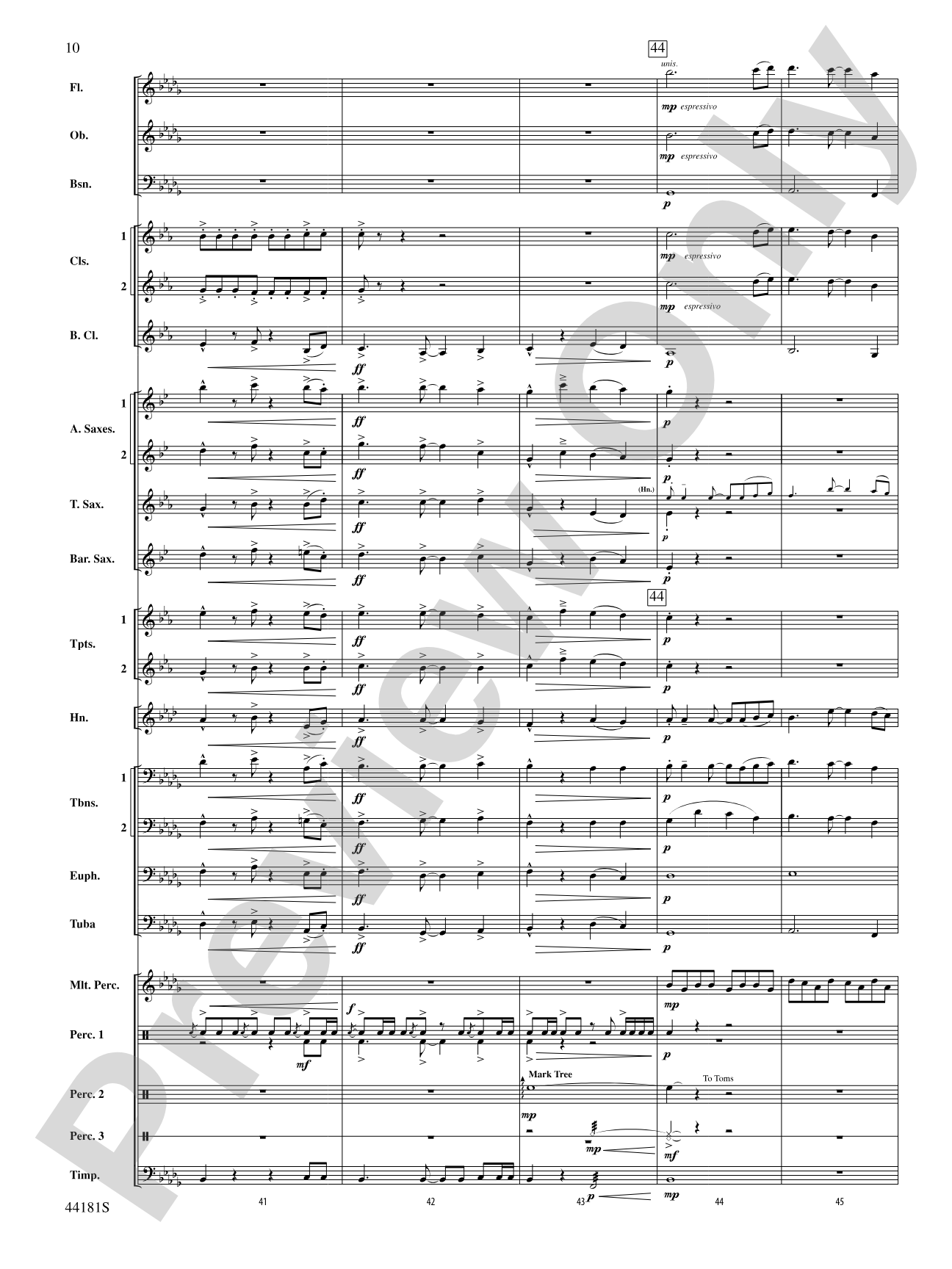 Reign of Fire: Concert Band Conductor Score & Parts