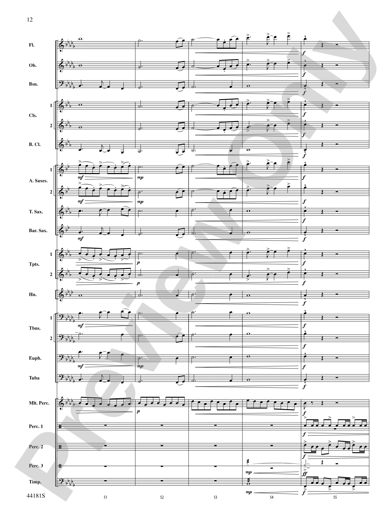 Reign of Fire: Concert Band Conductor Score & Parts