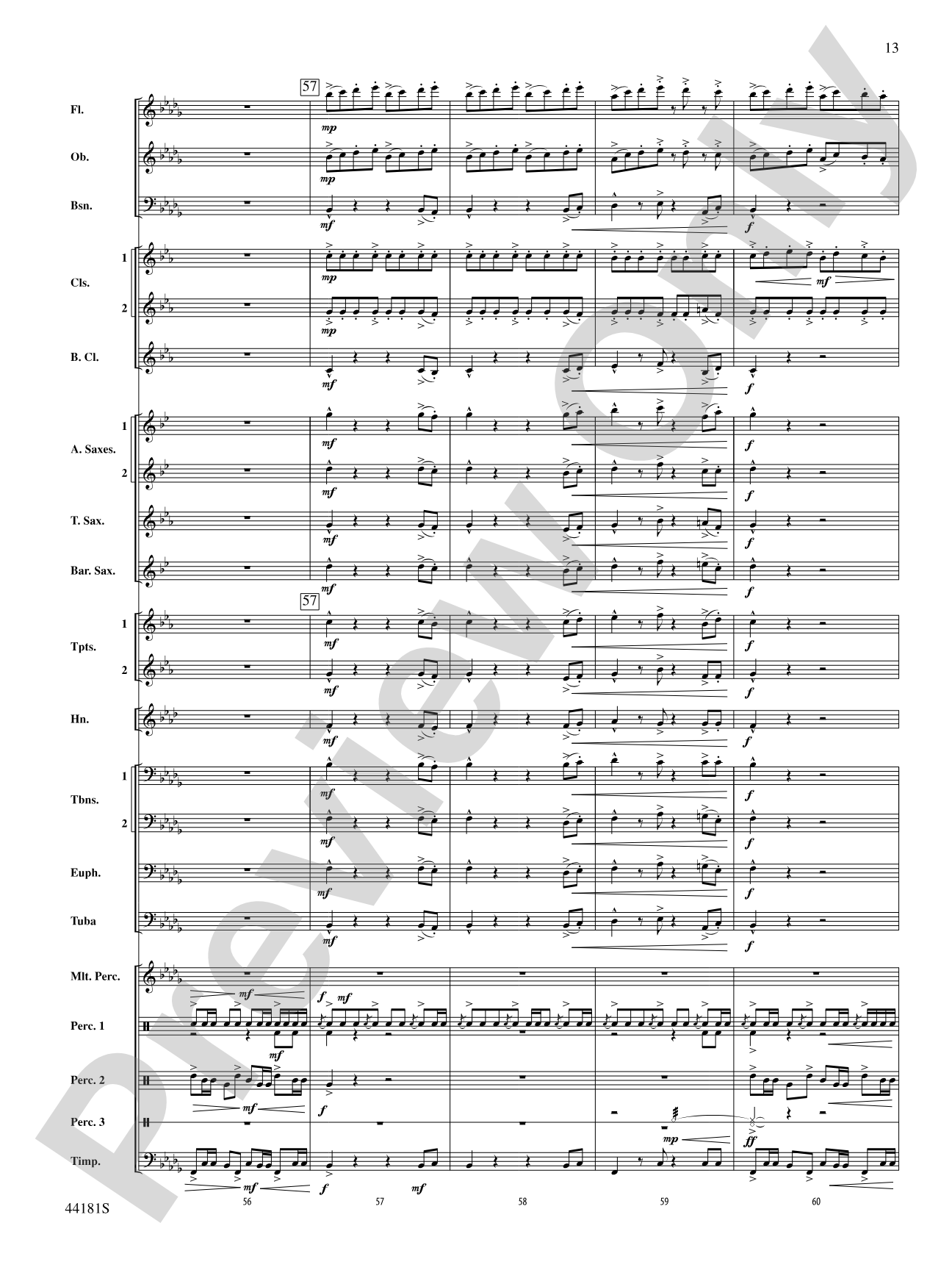 Reign of Fire: Concert Band Conductor Score & Parts