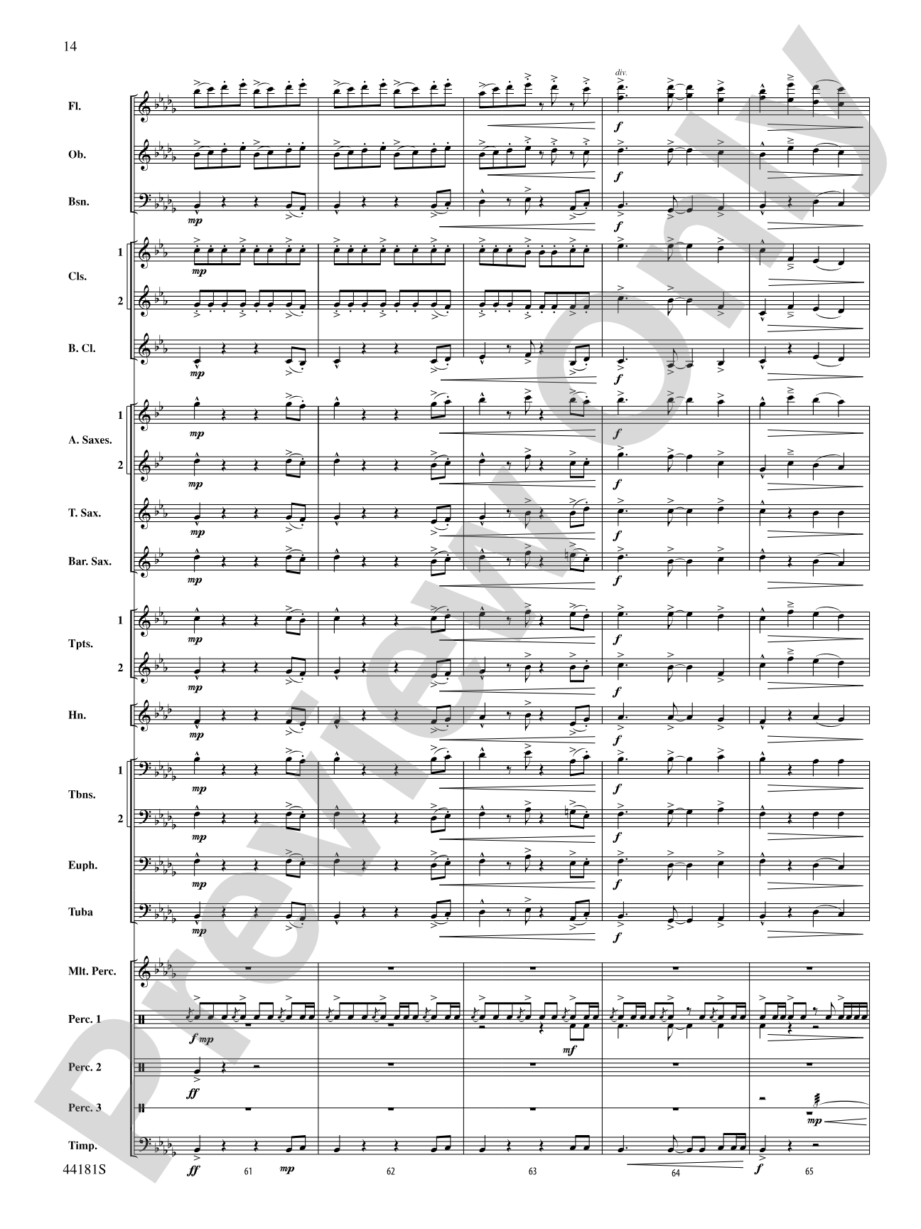 Reign of Fire: Concert Band Conductor Score & Parts