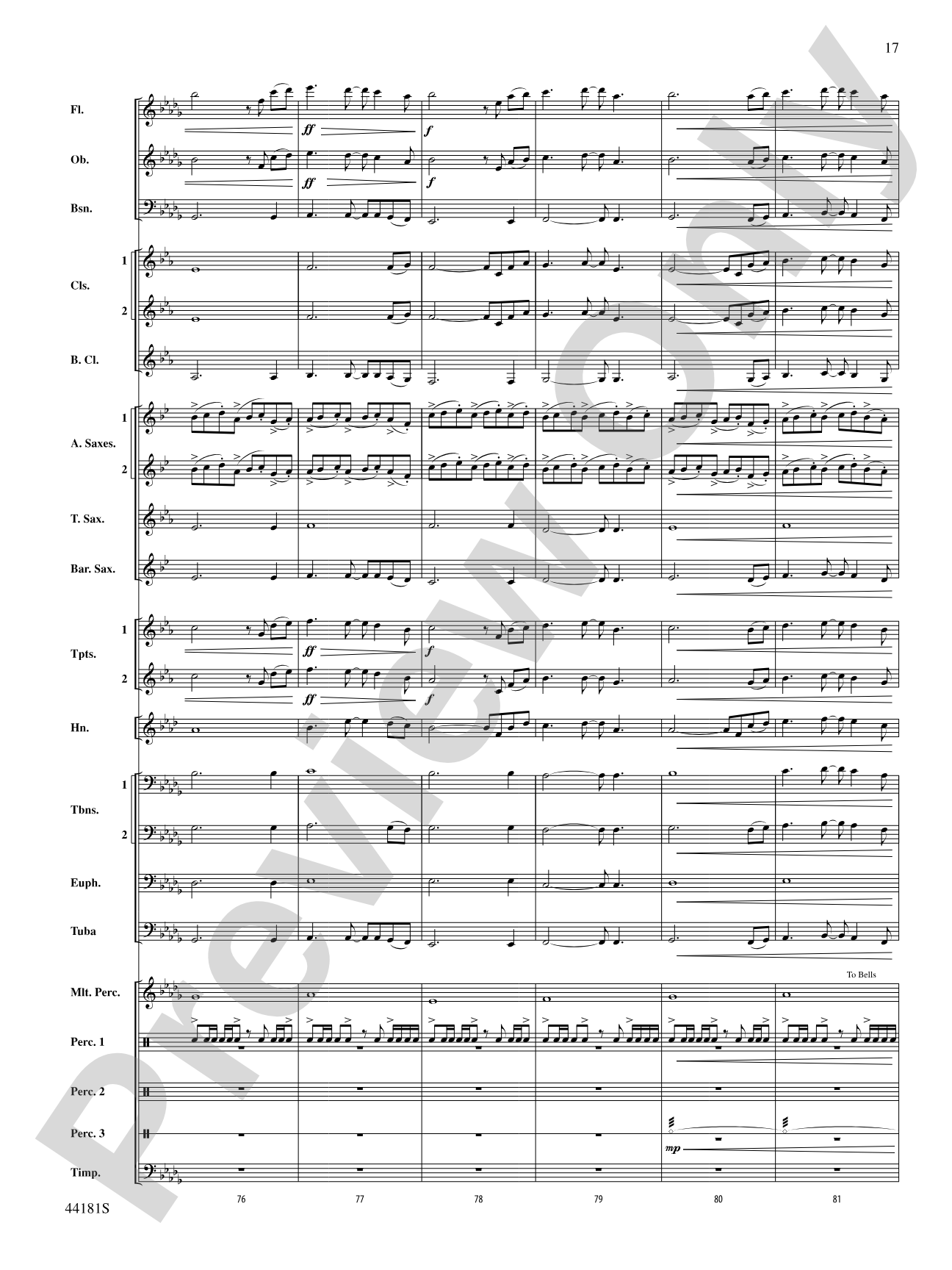Reign of Fire: Concert Band Conductor Score & Parts