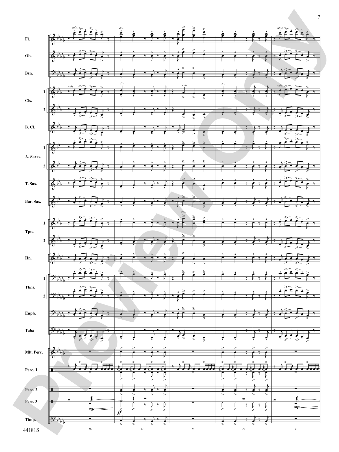 Reign of Fire: Concert Band Conductor Score & Parts
