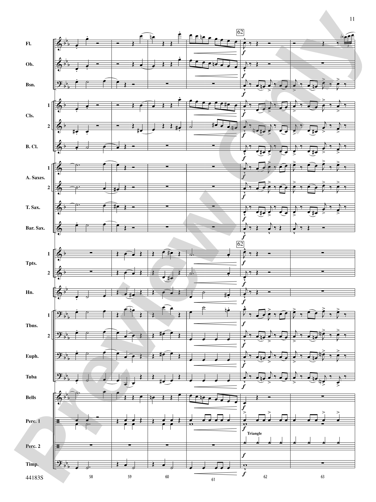 Cobra Dance: Concert Band Conductor Score & Parts
