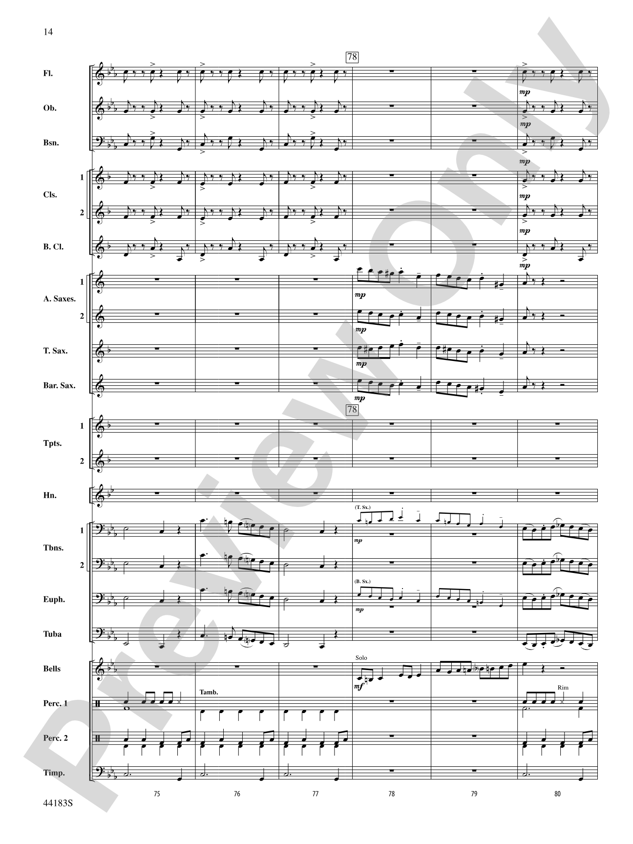 Cobra Dance: Concert Band Conductor Score & Parts