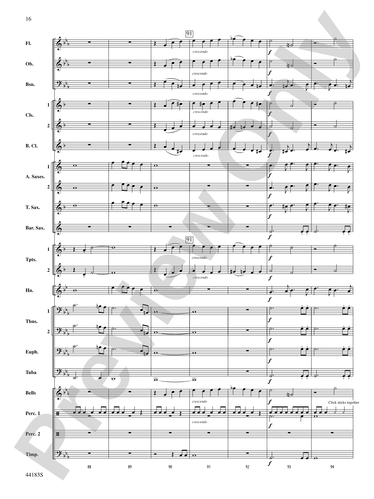 Cobra Dance: Concert Band Conductor Score & Parts