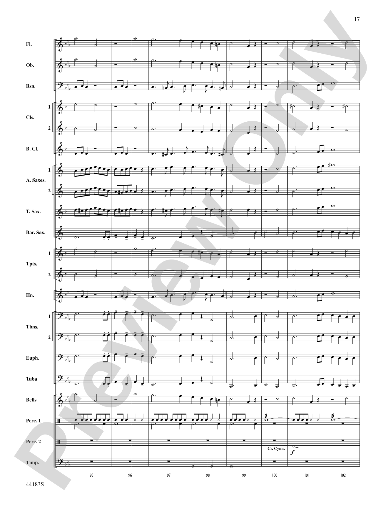 Cobra Dance: Concert Band Conductor Score & Parts