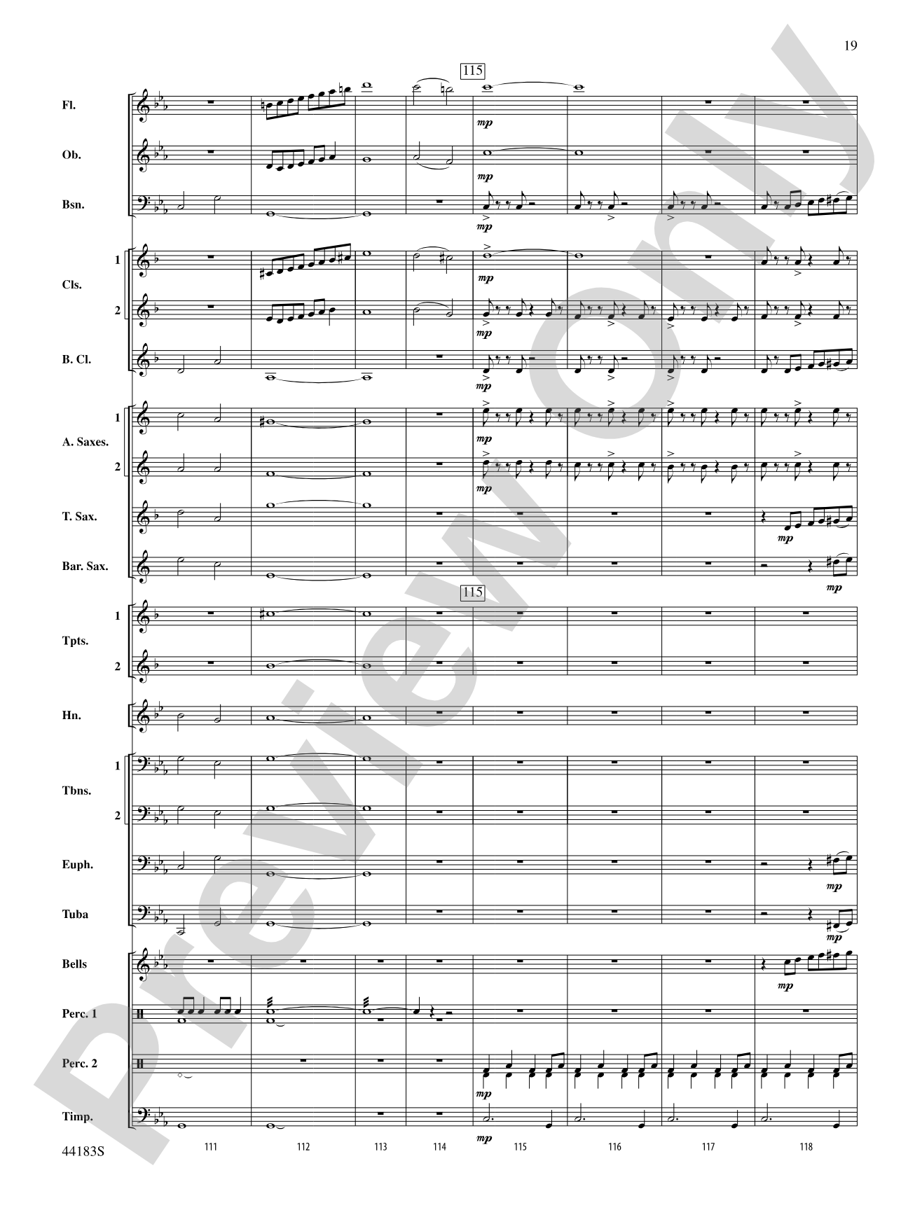 Cobra Dance: Concert Band Conductor Score & Parts