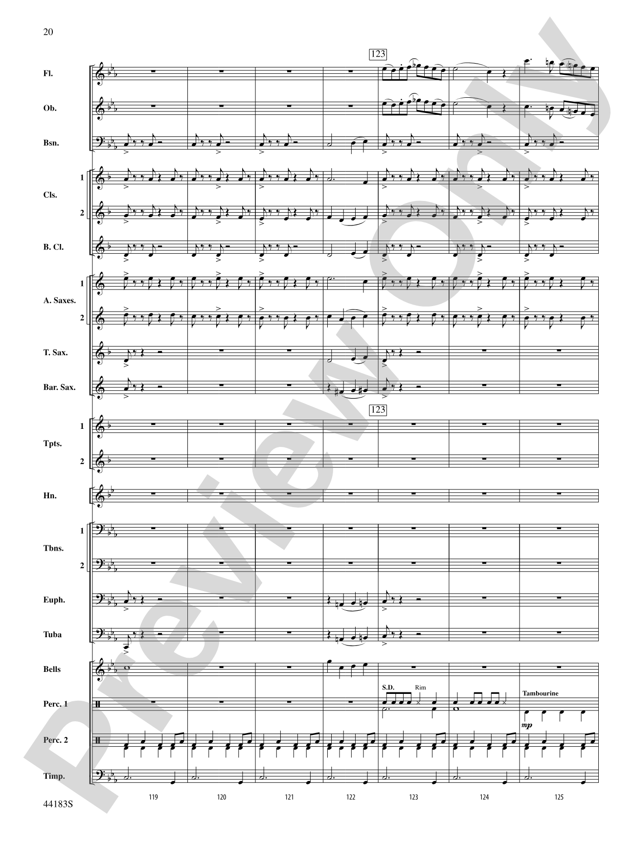 Cobra Dance: Concert Band Conductor Score & Parts