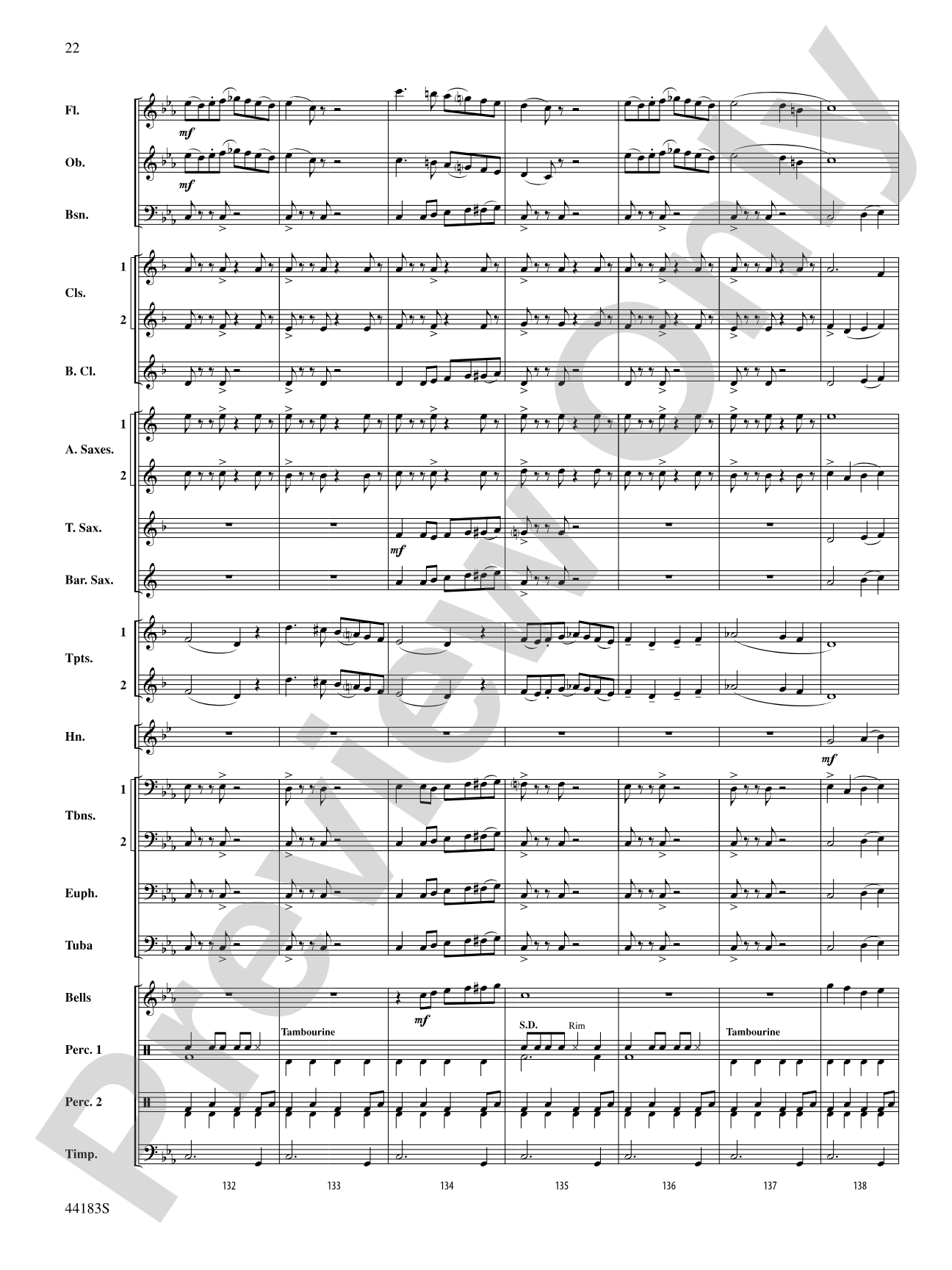 Cobra Dance: Concert Band Conductor Score & Parts