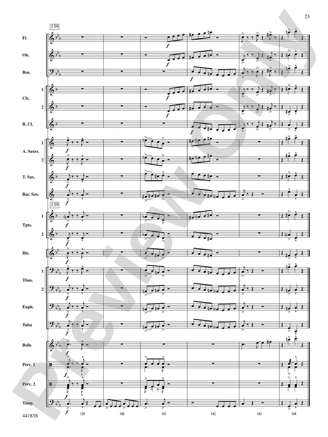 Cobra Dance: Concert Band Conductor Score & Parts