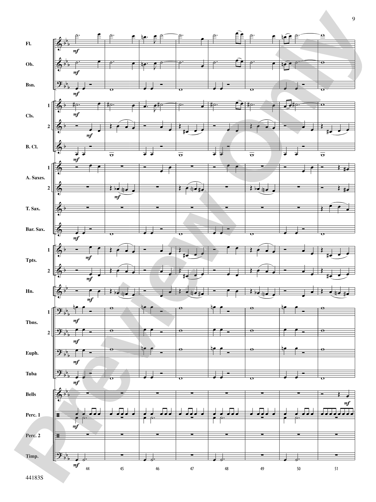Cobra Dance: Concert Band Conductor Score & Parts