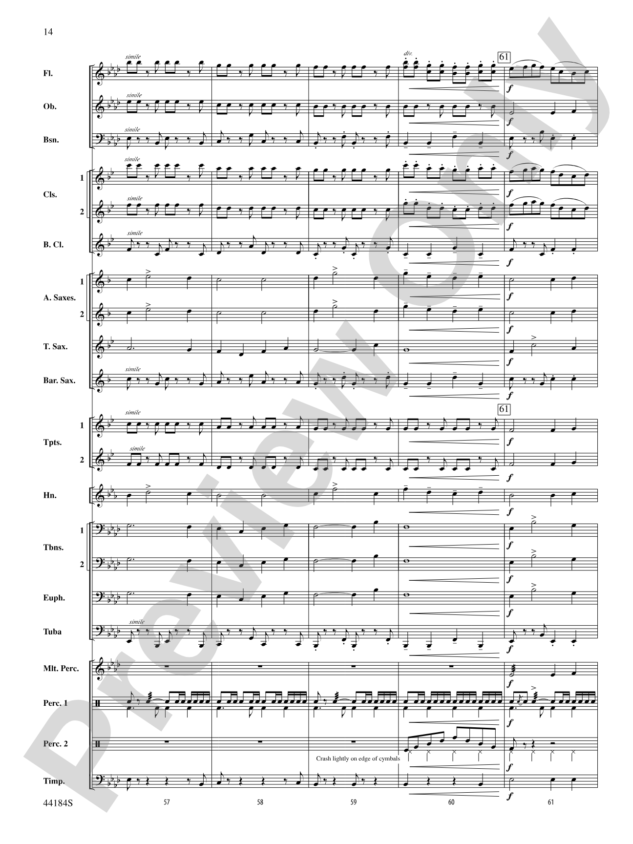 Hsien: Concert Band Conductor Score & Parts