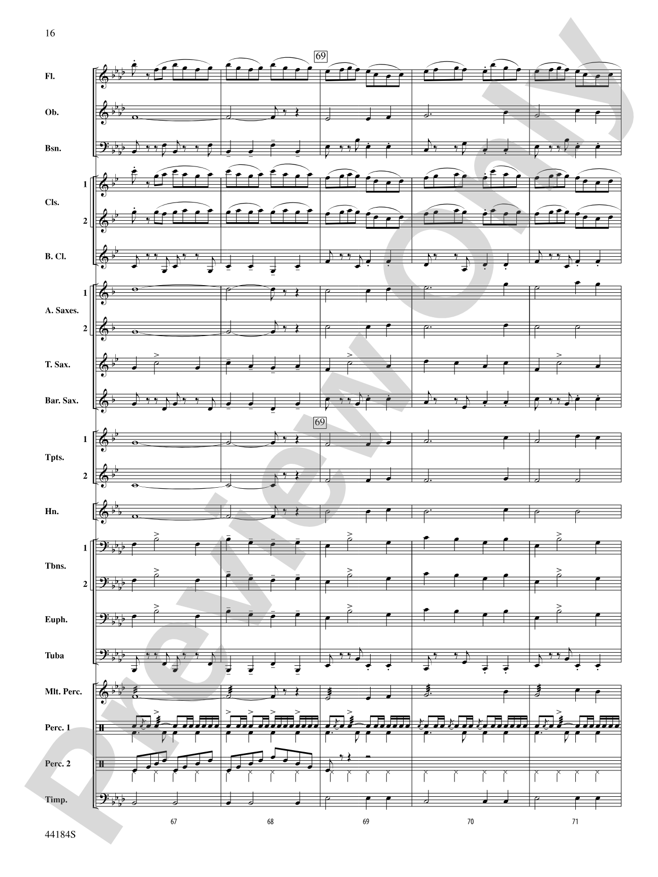 Hsien: Concert Band Conductor Score & Parts
