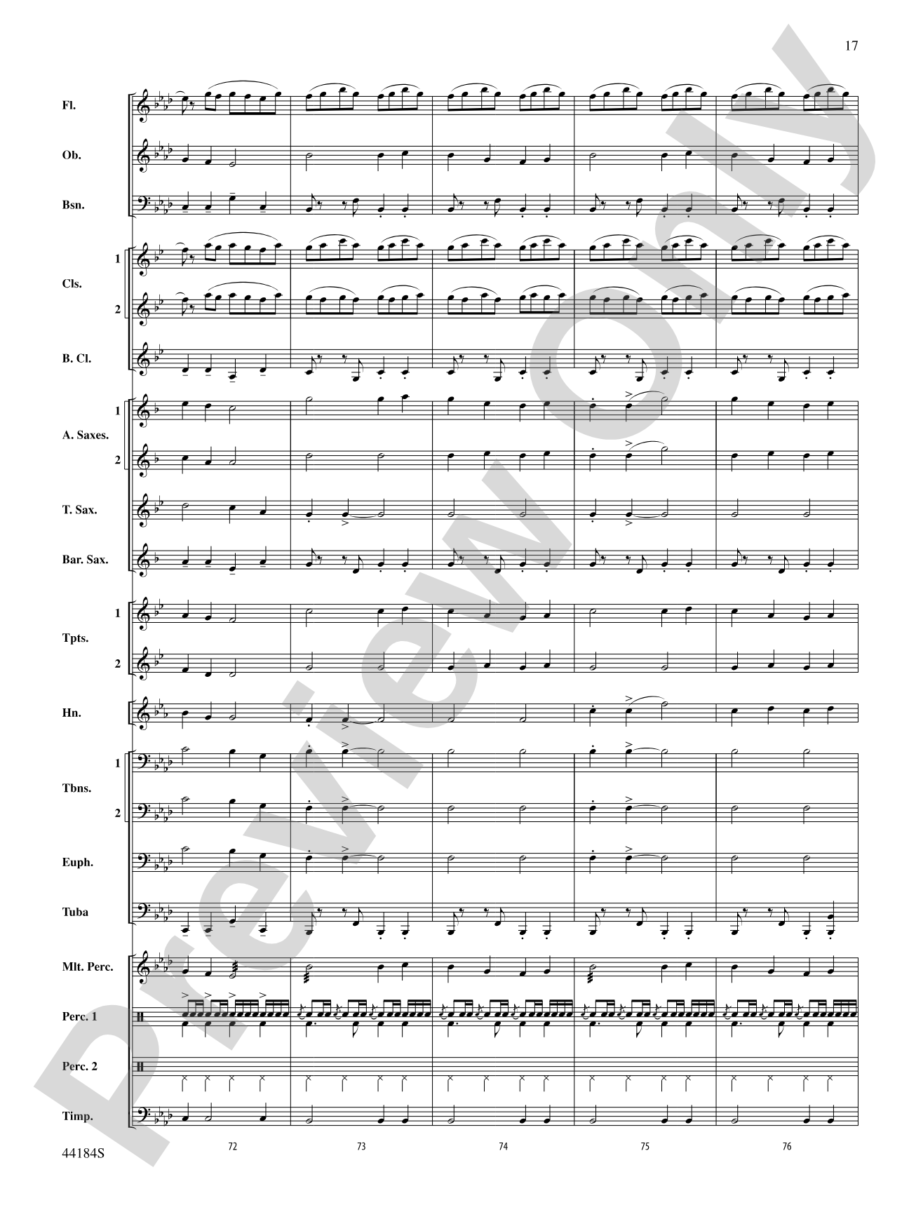 Hsien: Concert Band Conductor Score & Parts