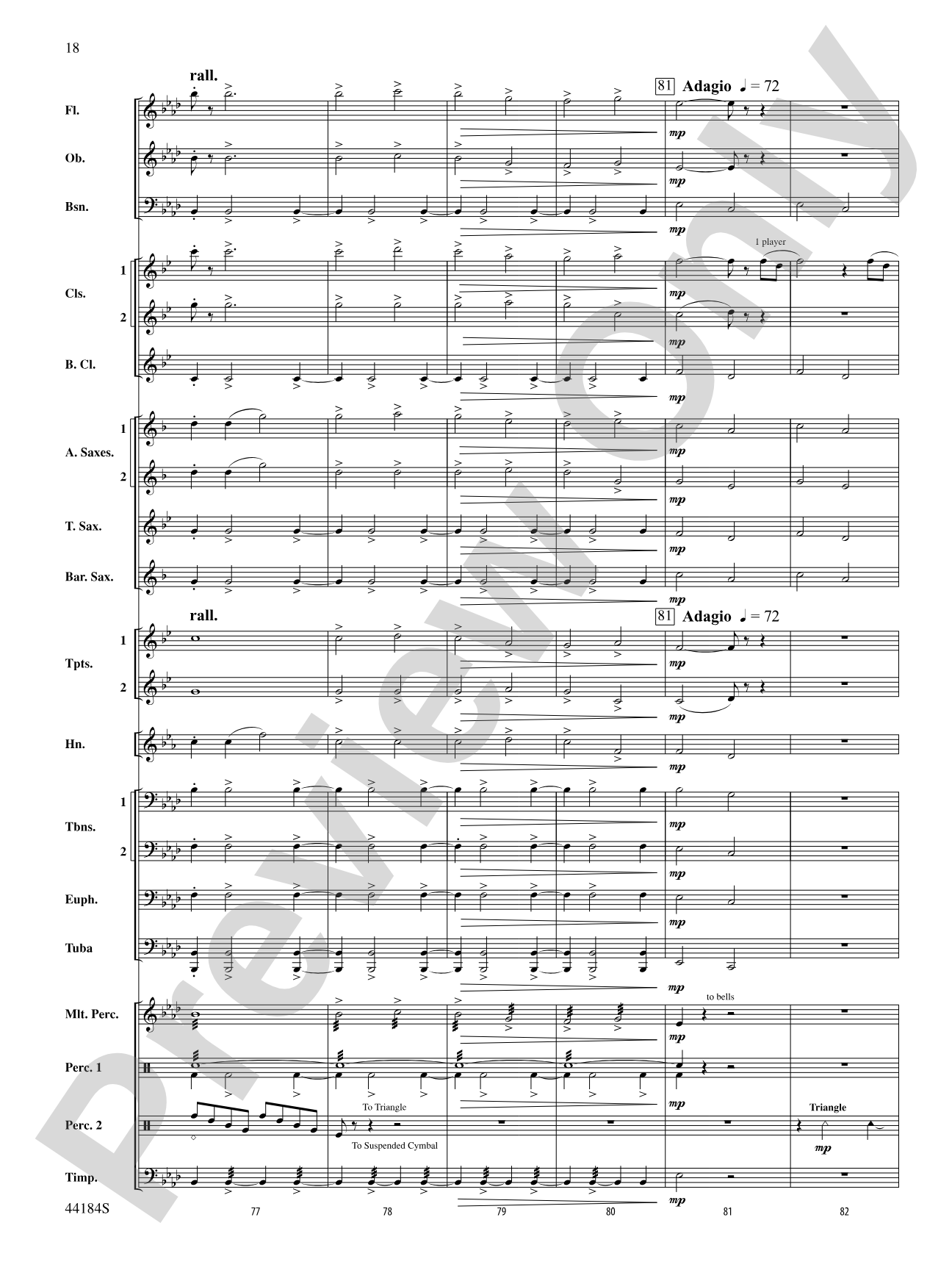 Hsien: Concert Band Conductor Score & Parts