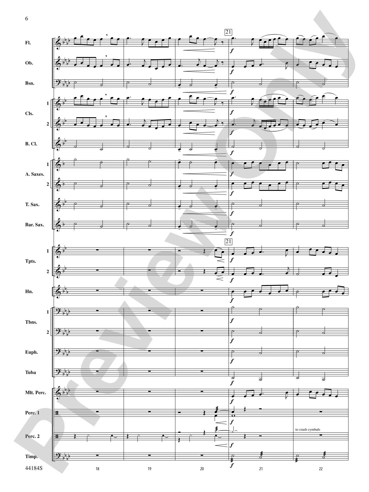 Hsien: Concert Band Conductor Score & Parts