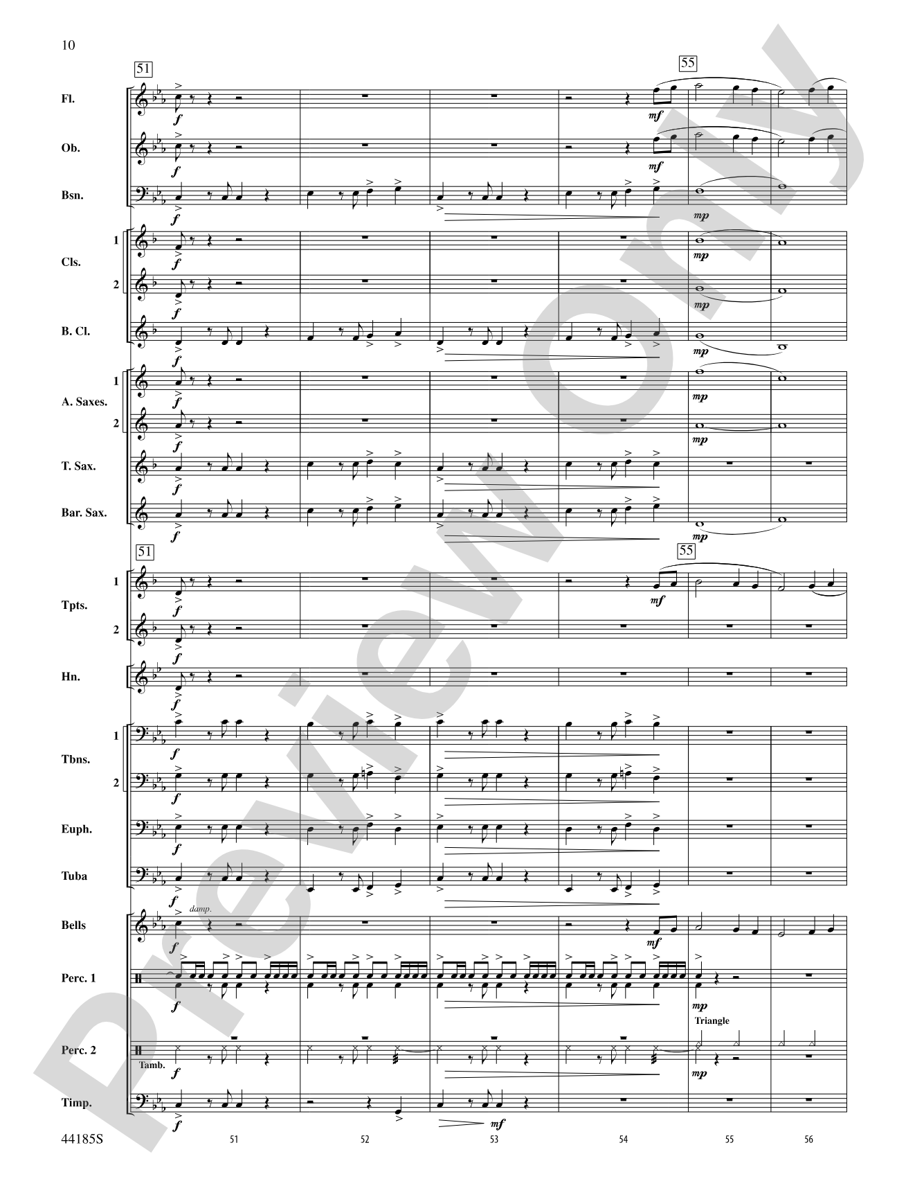 Mill Mountain Vistas: Concert Band Conductor Score & Parts