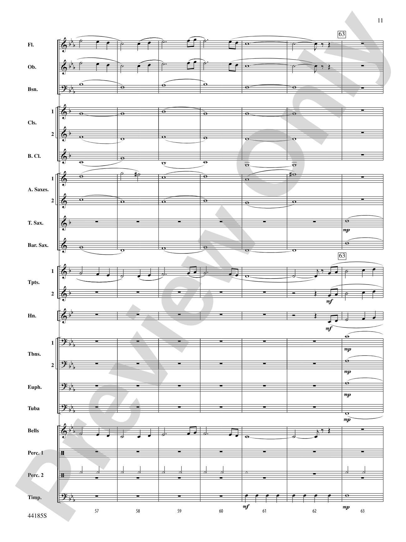 Mill Mountain Vistas: Concert Band Conductor Score & Parts