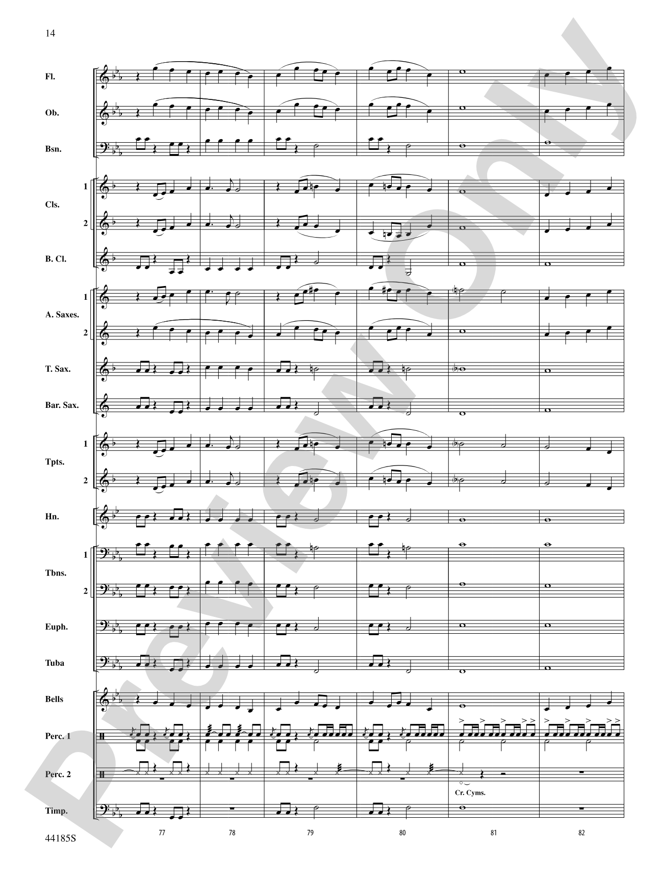 Mill Mountain Vistas: Concert Band Conductor Score & Parts
