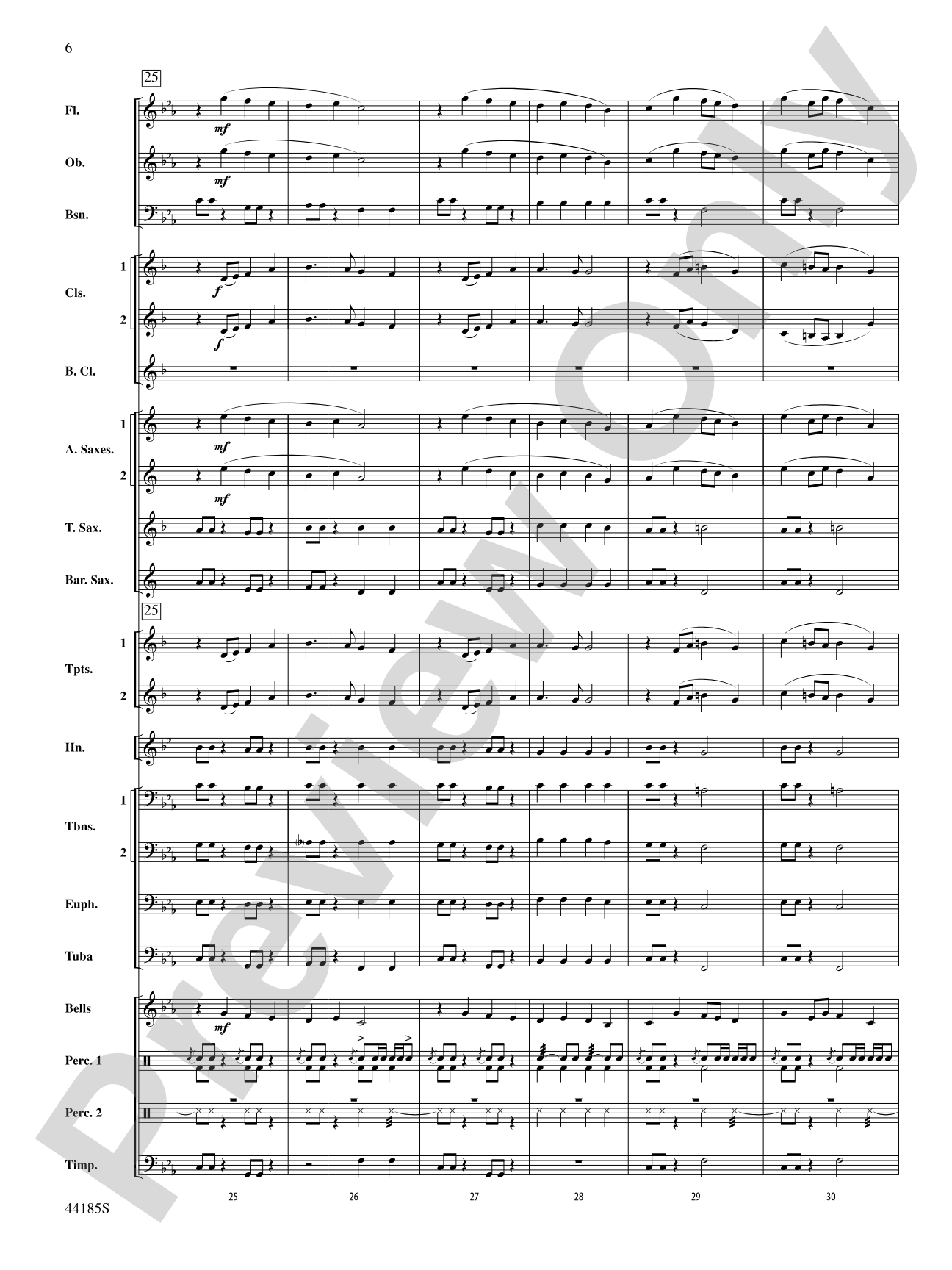 Mill Mountain Vistas: Concert Band Conductor Score & Parts