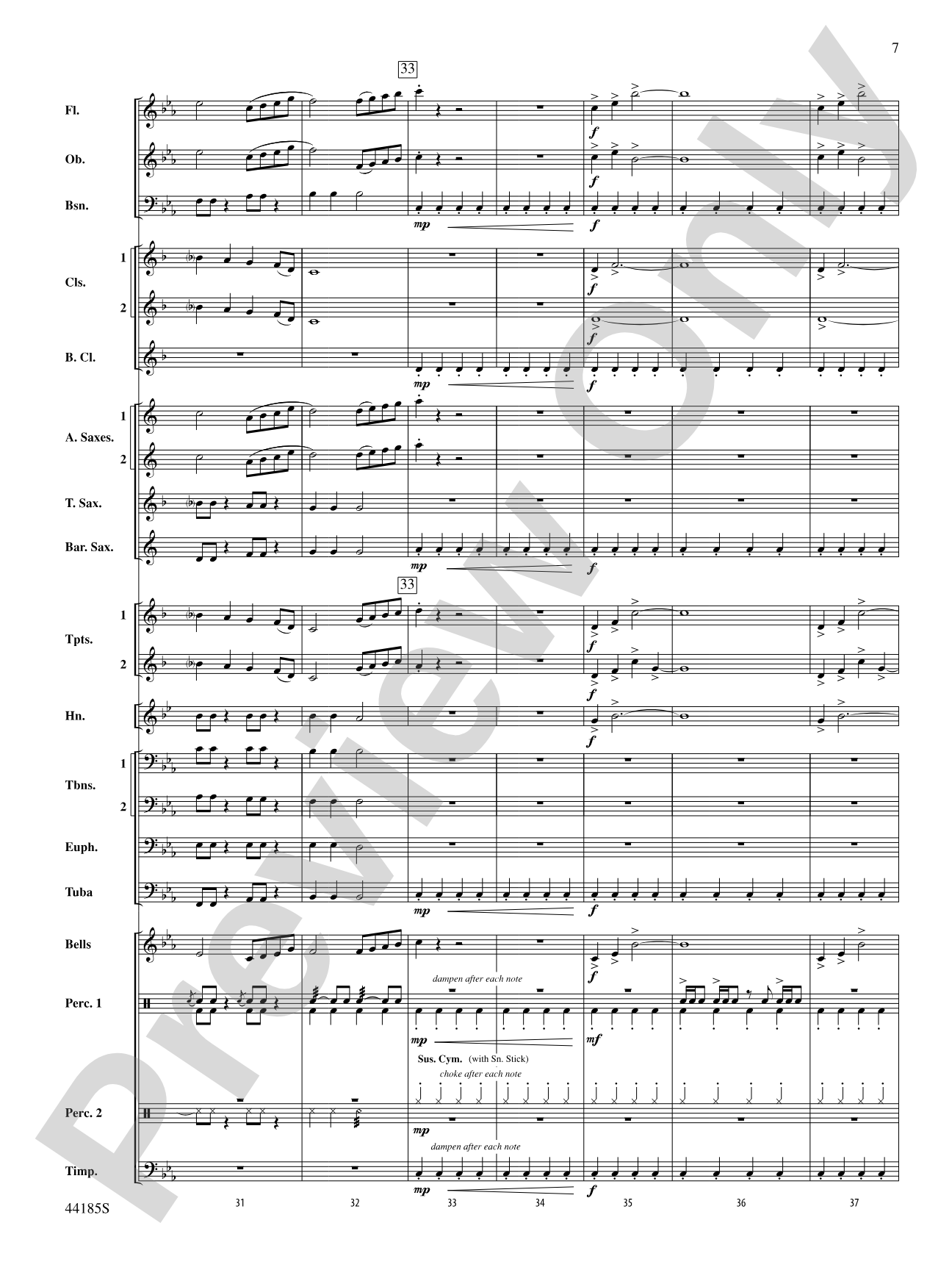 Mill Mountain Vistas: Concert Band Conductor Score & Parts