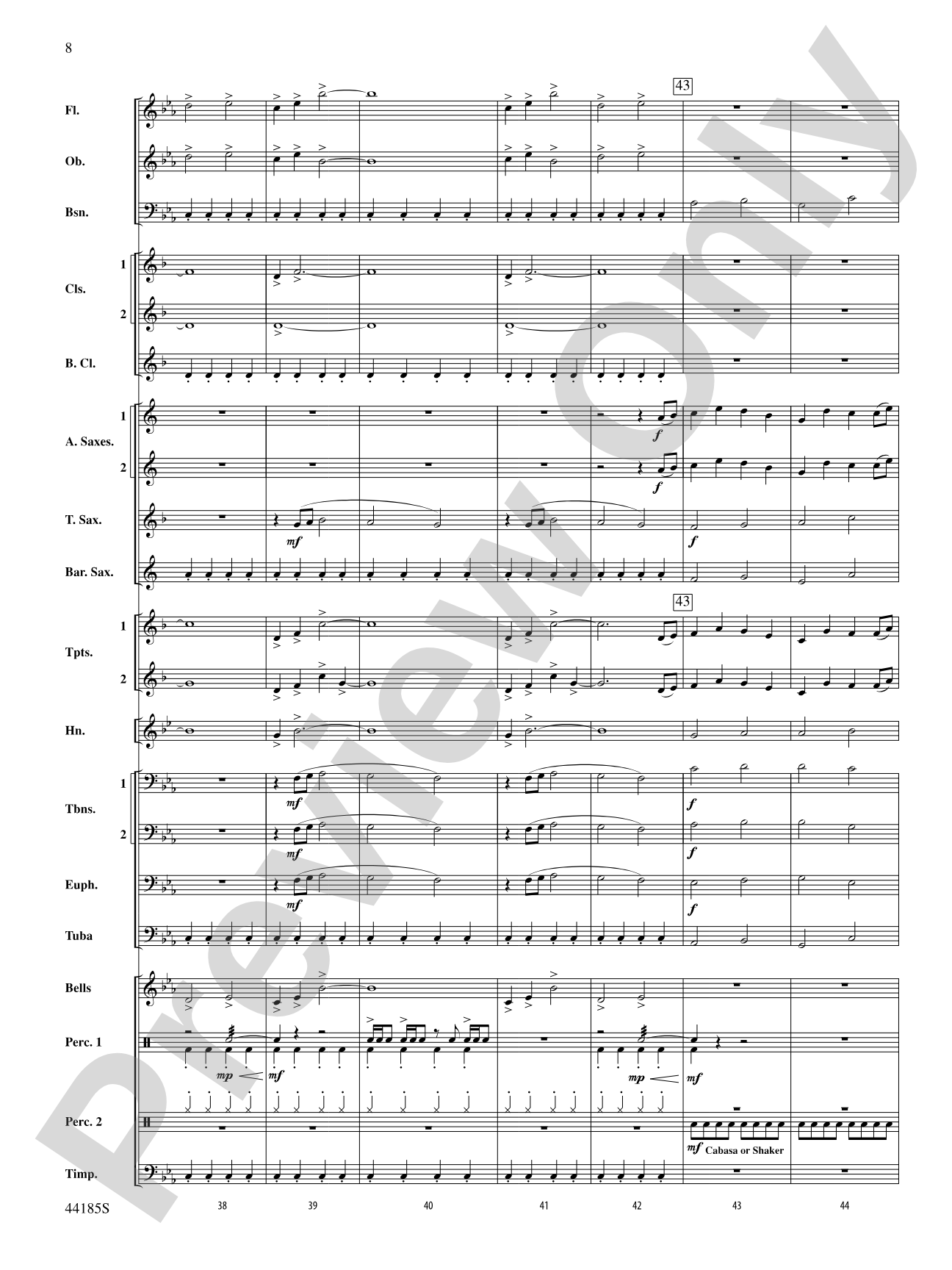 Mill Mountain Vistas: Concert Band Conductor Score & Parts