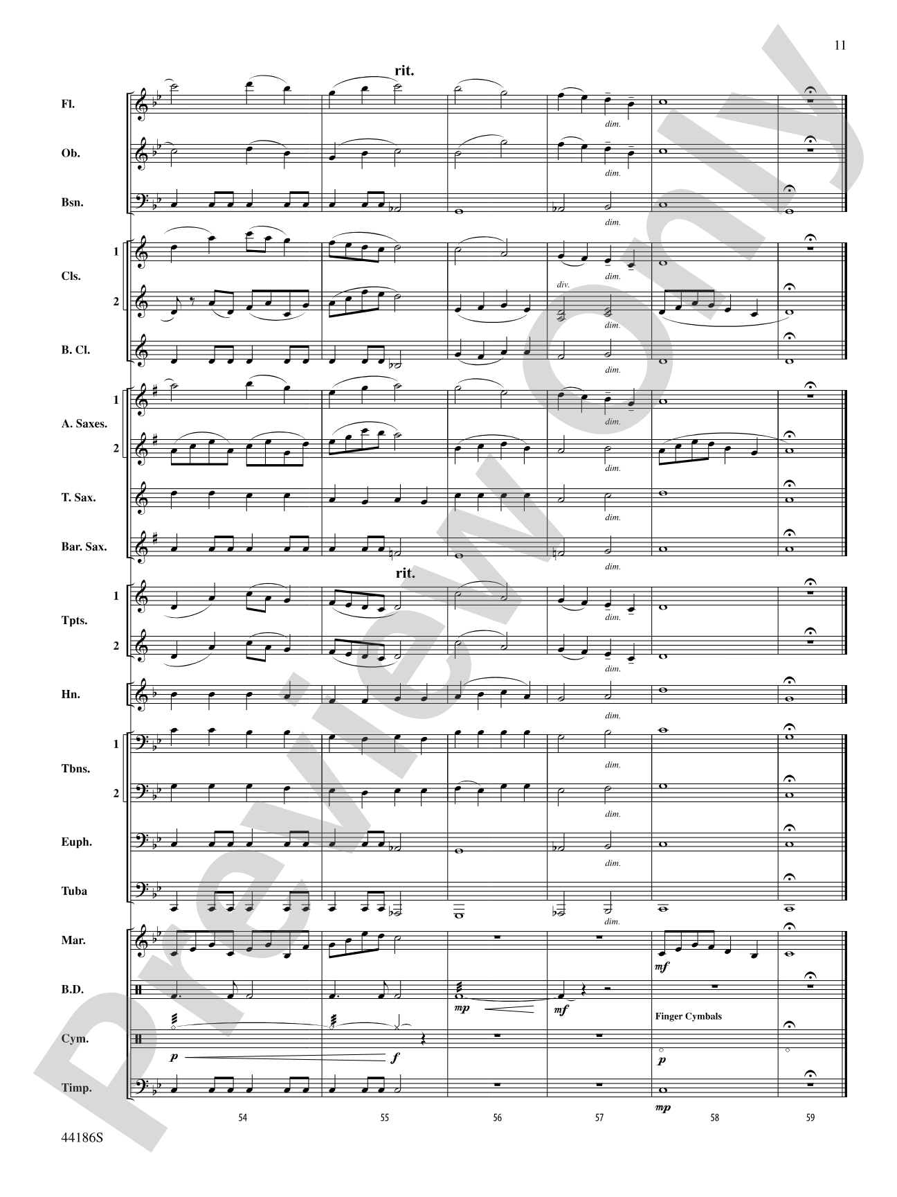 Ancient Lands: Concert Band Conductor Score & Parts