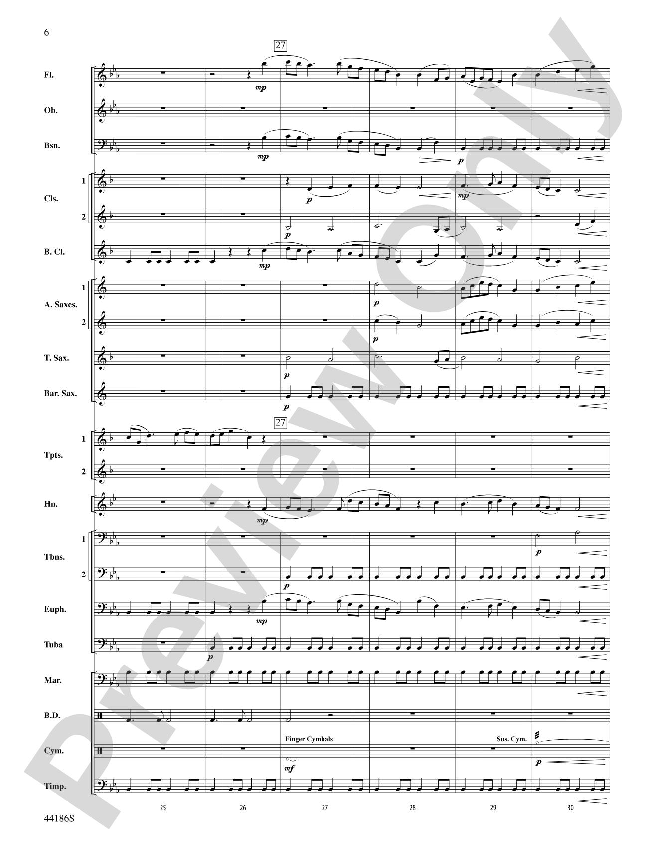 Ancient Lands: Concert Band Conductor Score & Parts