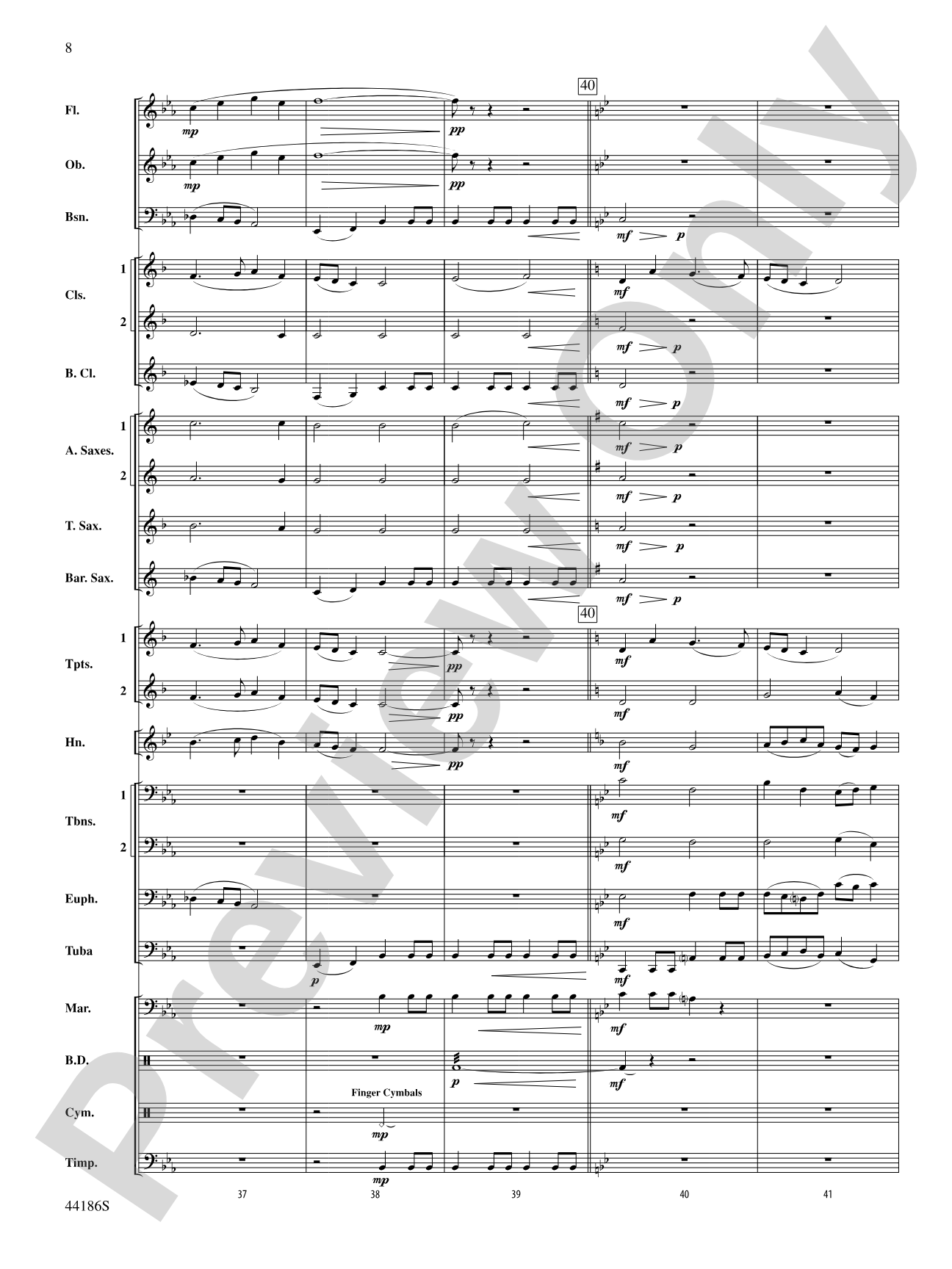 Ancient Lands: Concert Band Conductor Score & Parts