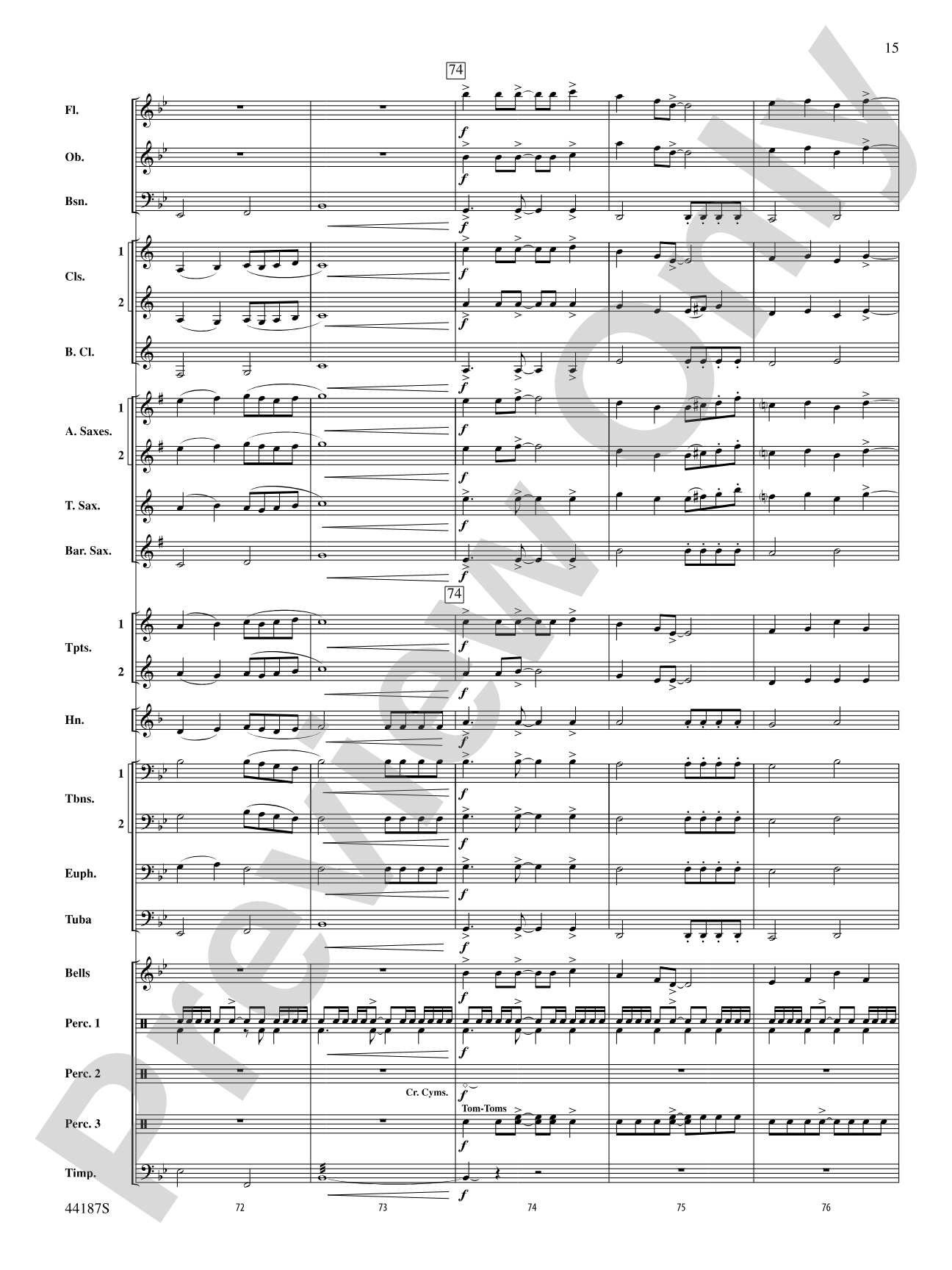 Zeeland: Concert Band Conductor Score & Parts