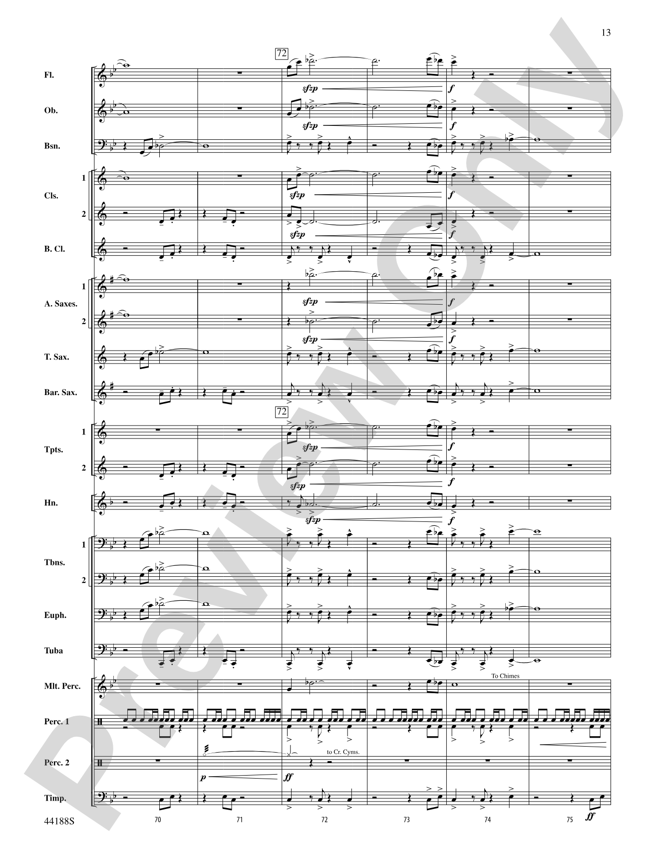 Vectors: Concert Band Conductor Score & Parts