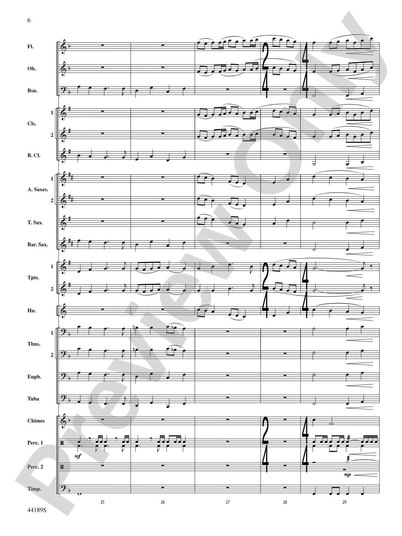 Once in Royal David's City: Concert Band Conductor Score & Parts