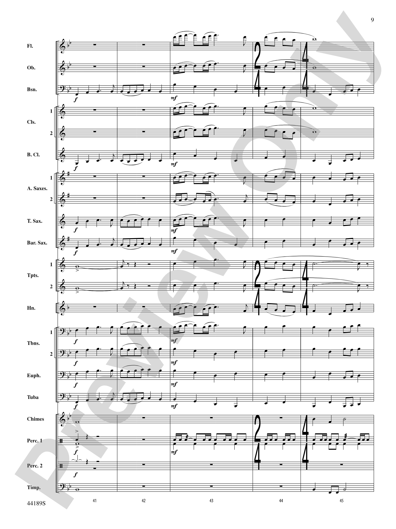 Once in Royal David's City: Concert Band Conductor Score & Parts