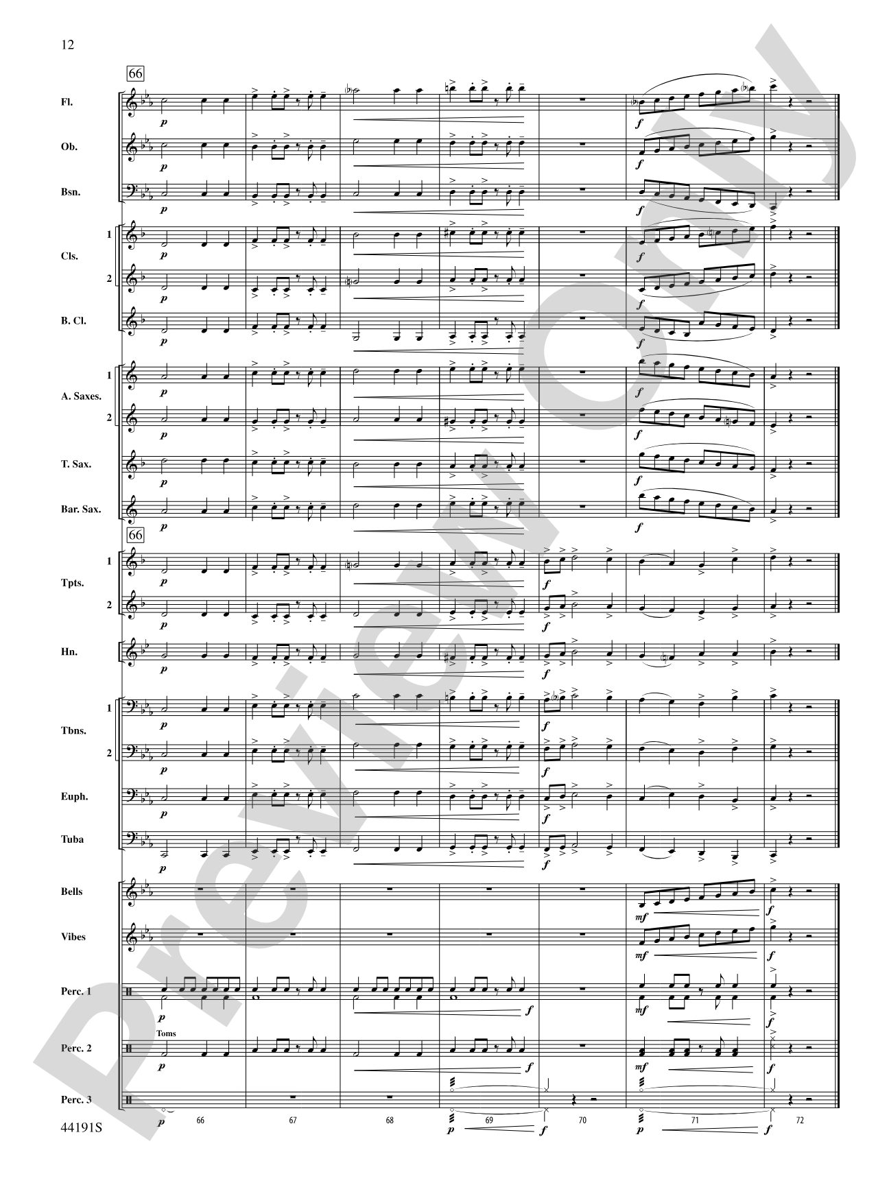 Fireball!: Concert Band Conductor Score & Parts