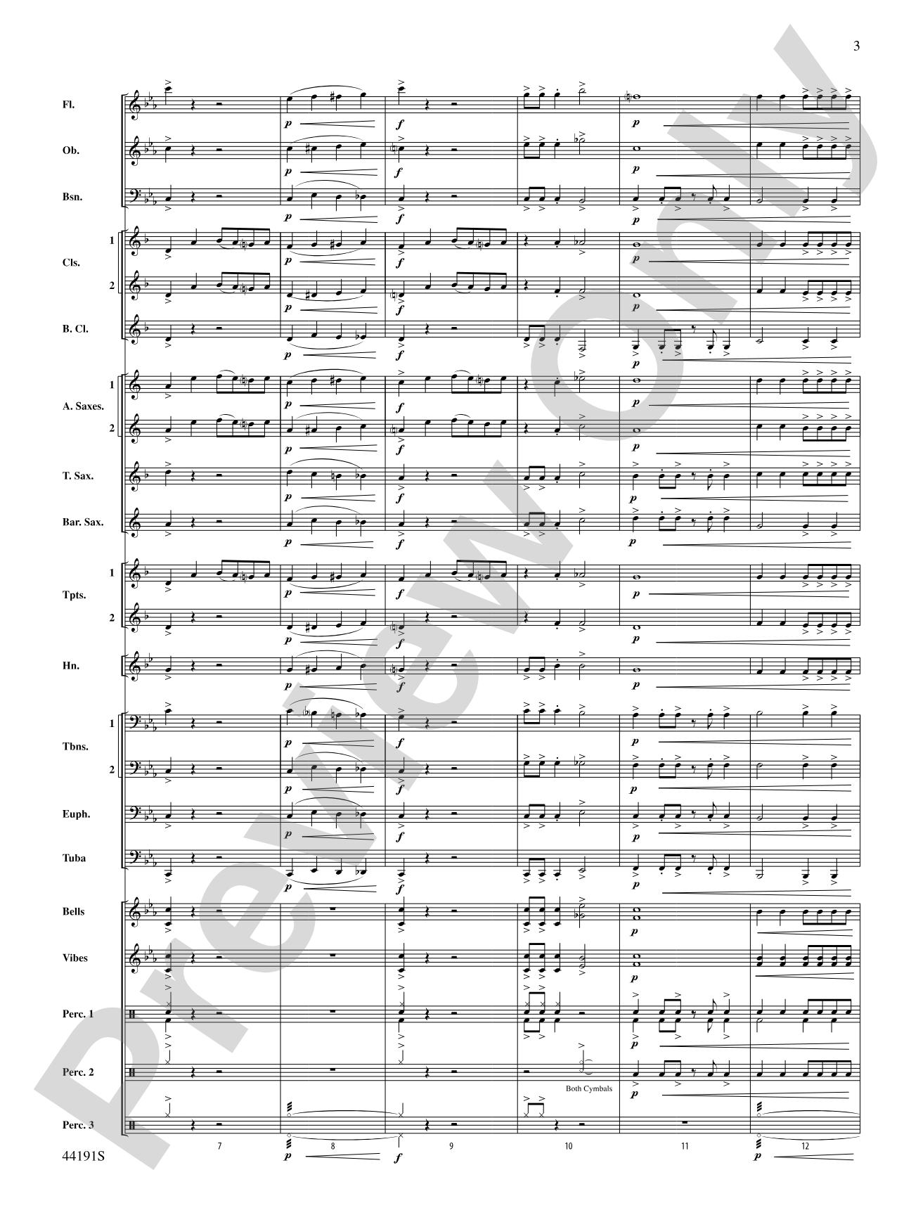 Fireball!: Concert Band Conductor Score & Parts